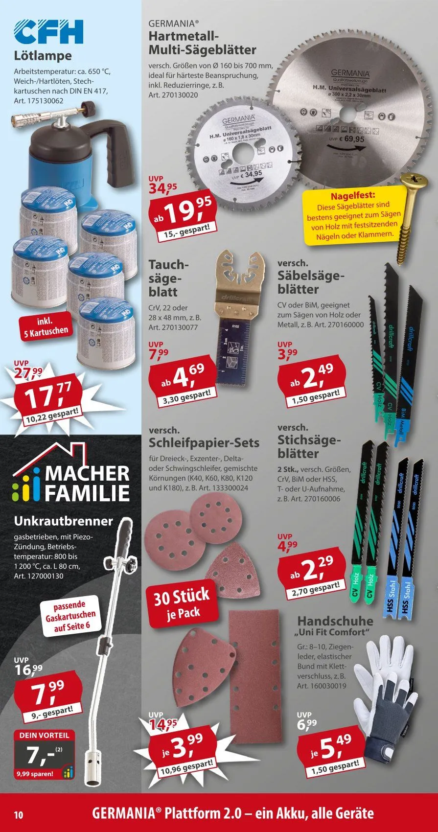 Sonderpreis-Baumarkt Angebote von 9. Mai bis 15. Mai 2026 - Prospekt seite 10
