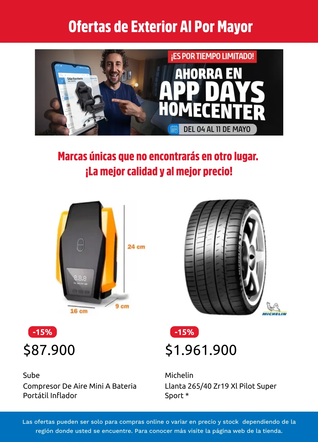 Catalogo de Homecenter Ofertas 4 de mayo al 18 de mayo 2026 - Pag 10