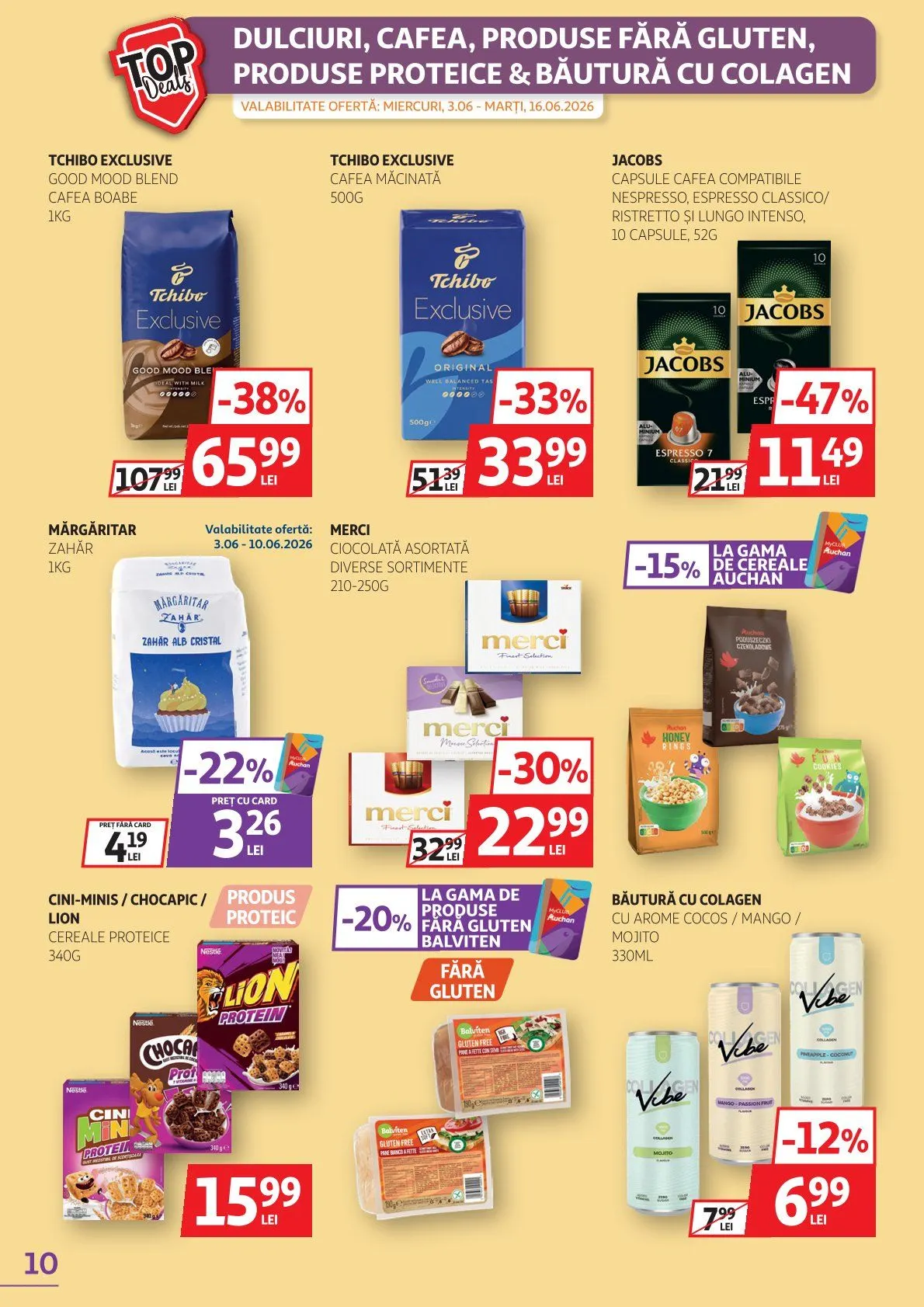 Catalog Auchan de la 3 iunie până la 16 iunie 2026 - Revista Pagina 10