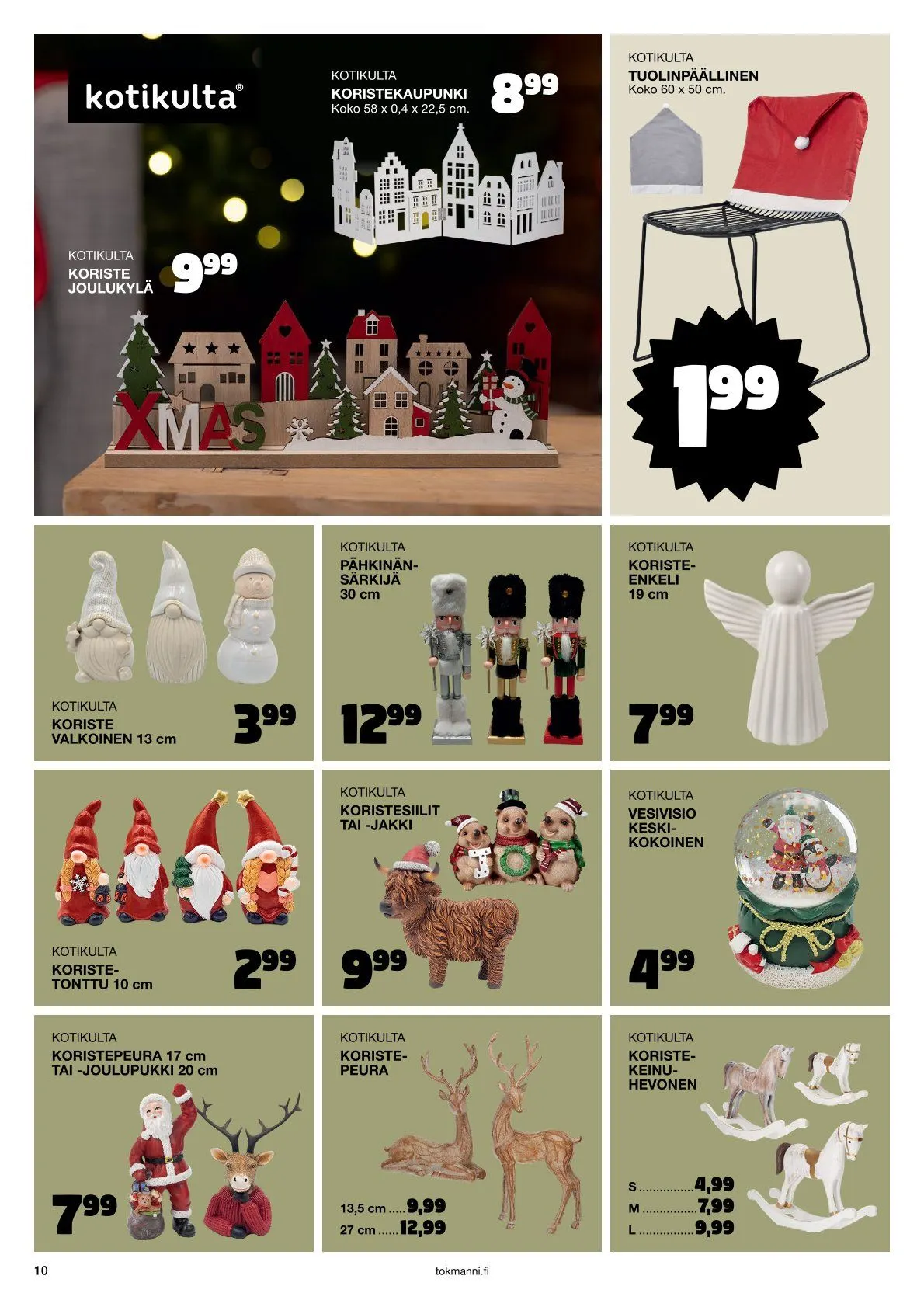 Tokmanni Tarjoukset voimassa alkaen 28. marraskuuta - 24. joulukuuta 2025 - Tarjouslehti sivu 10