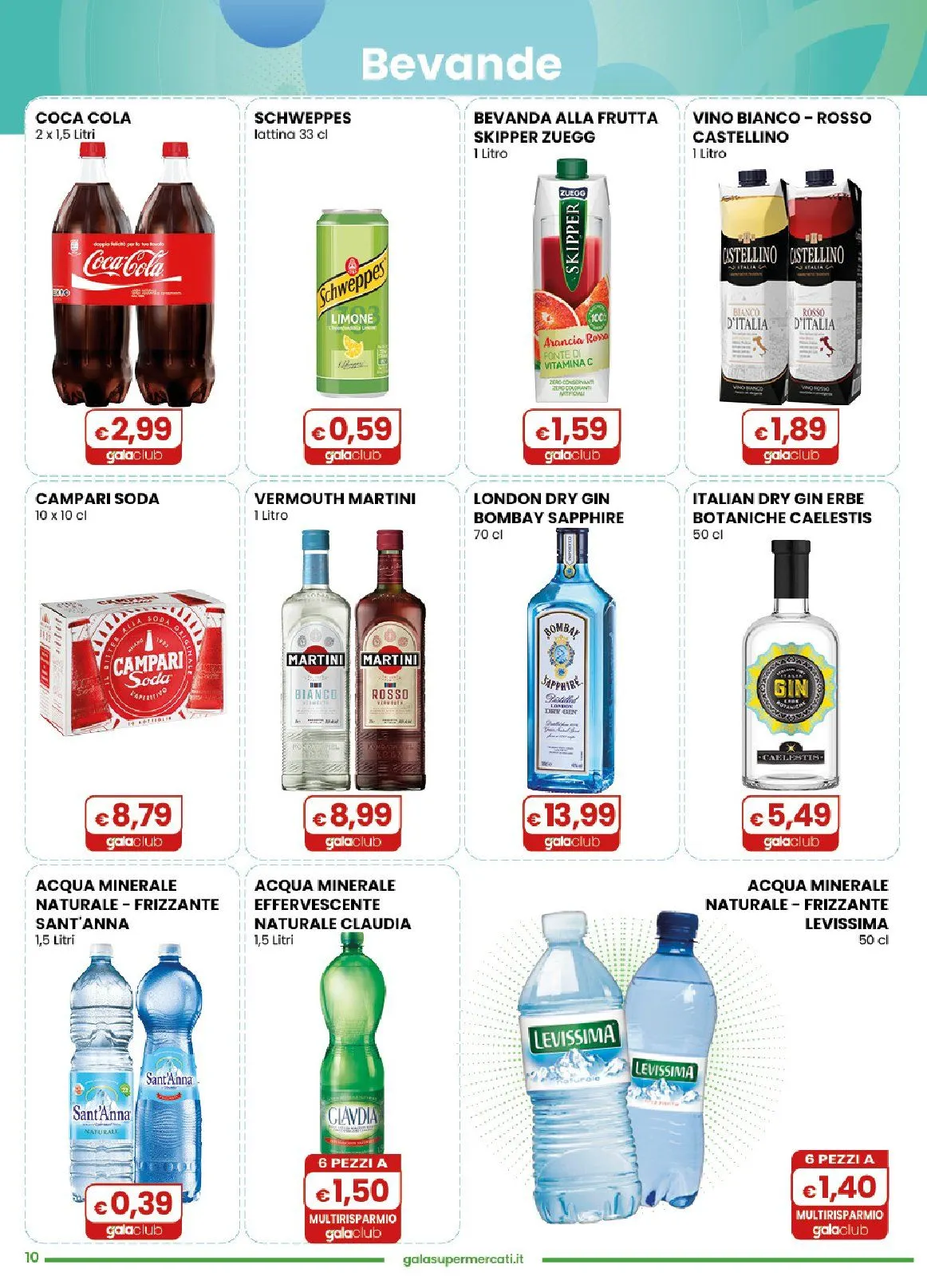  Volantini Gala Supermercati da 17 giugno a 30 giugno di 2026 - Pagina del volantino 10
