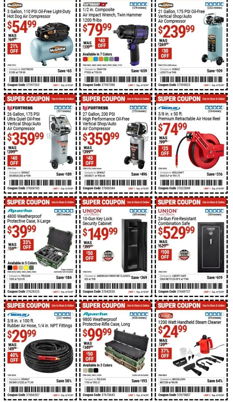 Weekly ad Harbor Freight weekly ads from April 13 to April 19 2026 - Page 10