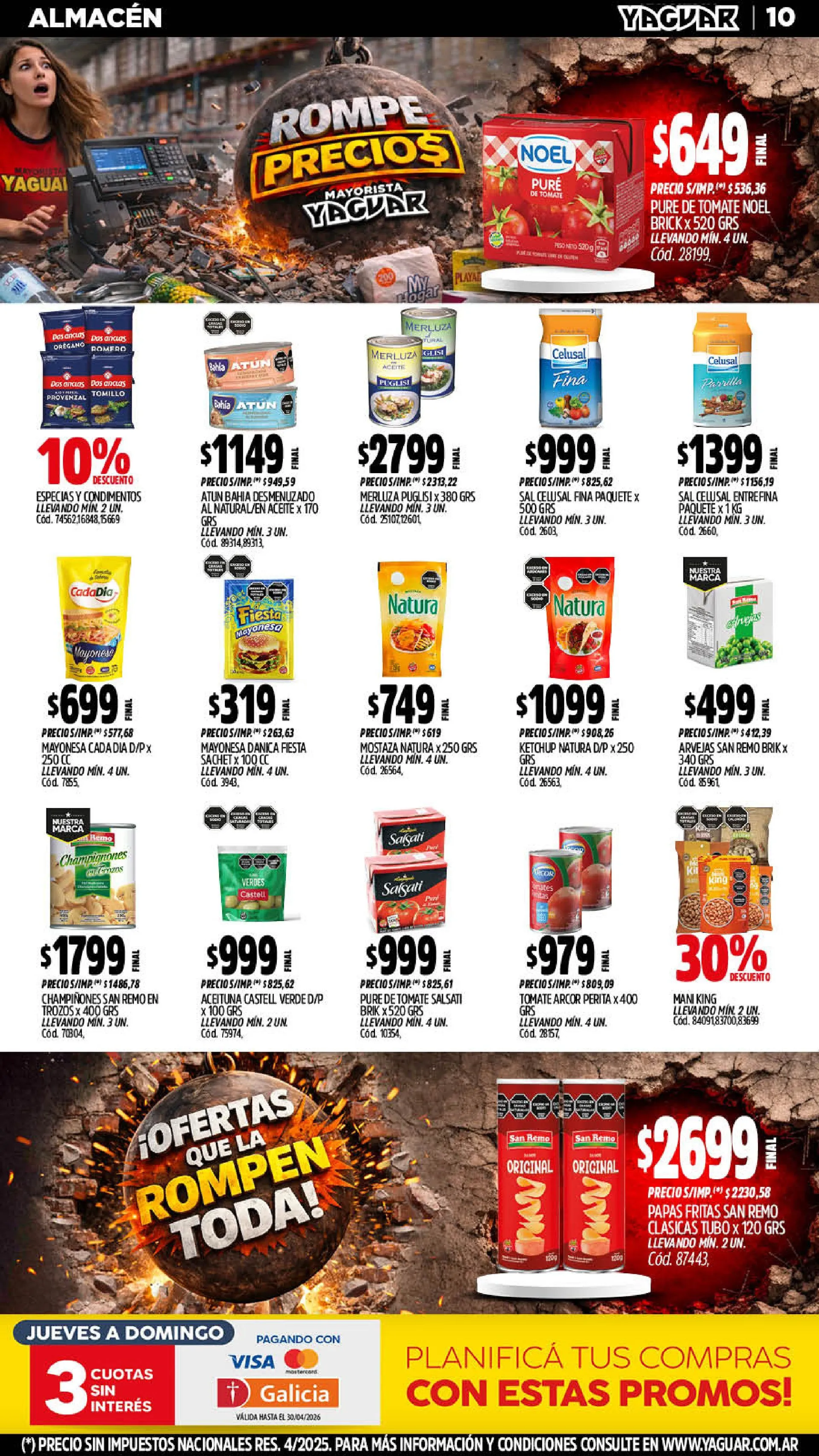 Ofertas de  Yaguar Ofertas 20 de abril al 25 de abril 2026 - Página 10 del catálogo