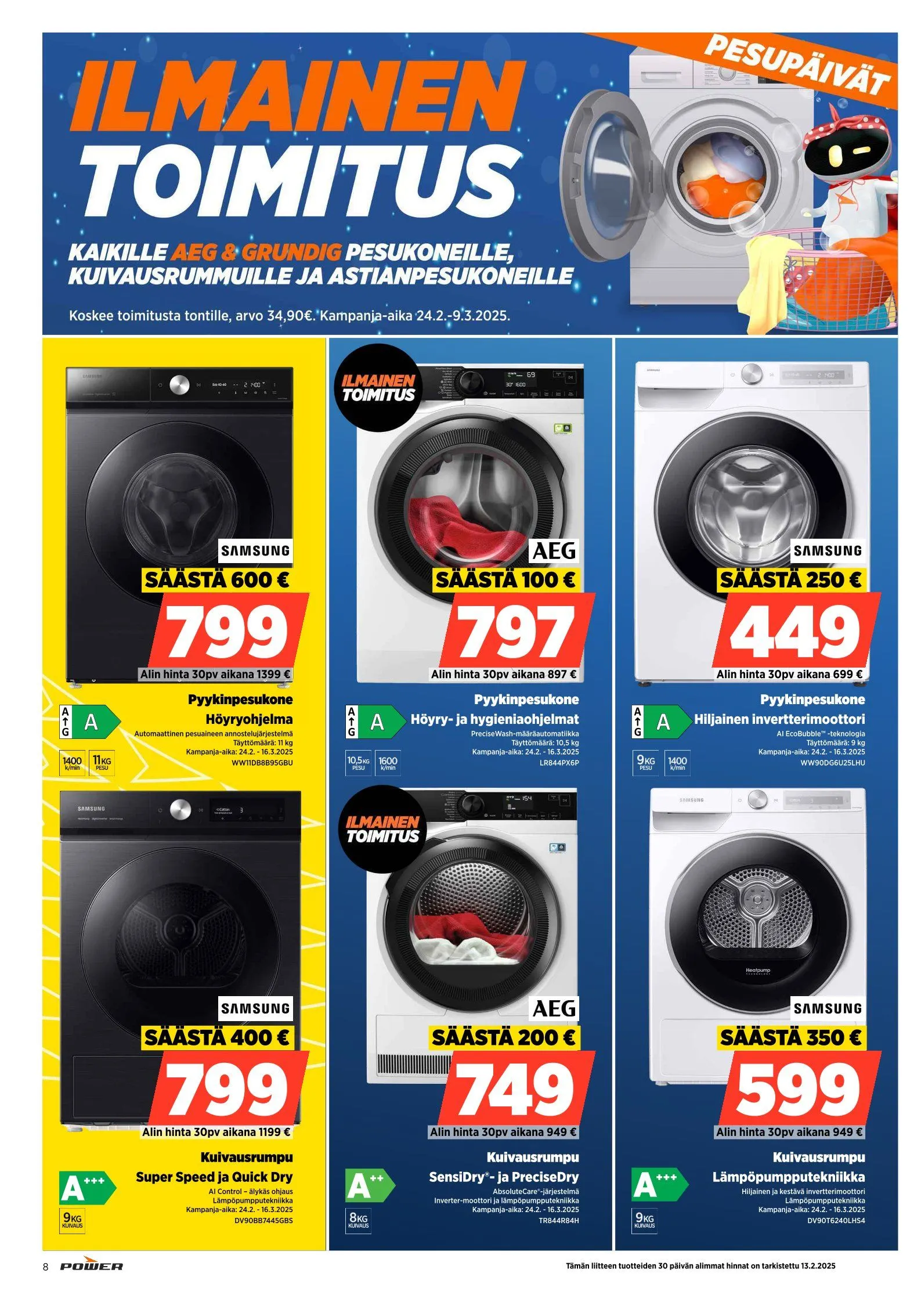 Kaupan Power tarjoukset voimassa alkaen 24. helmikuuta - 16. maaliskuuta 2025 - Tarjouslehti sivu 10
