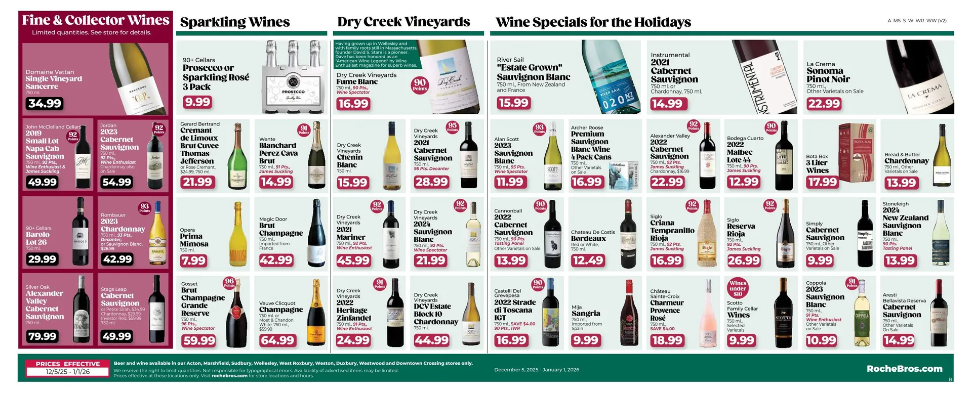 Weekly ad Roche Bros. Sales from December 26 to January 1 2026 - Page 10