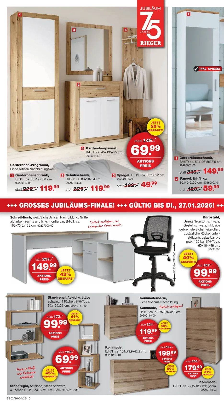 Möbel Riege von 12. Januar bis 26. Januar 2026 - Prospekt seite 10