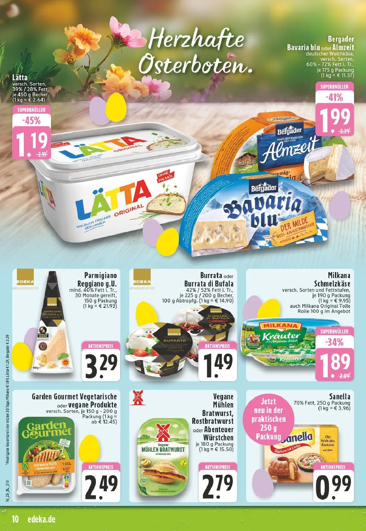 Edeka Angebote von 14. April bis 19. April 2025 - Prospekt seite 10
