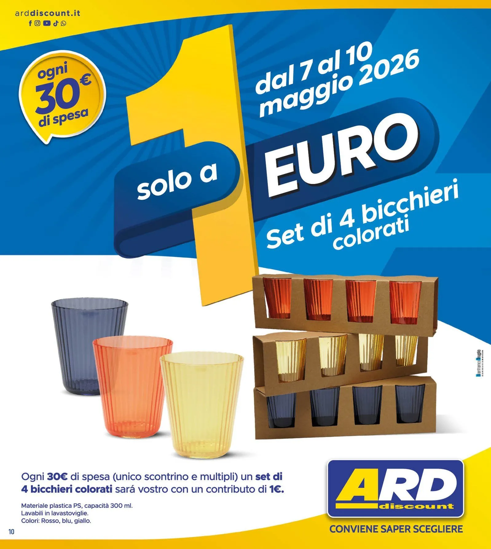  Volantini ARD Discount da 7 maggio a 17 maggio di 2026 - Pagina del volantino 10