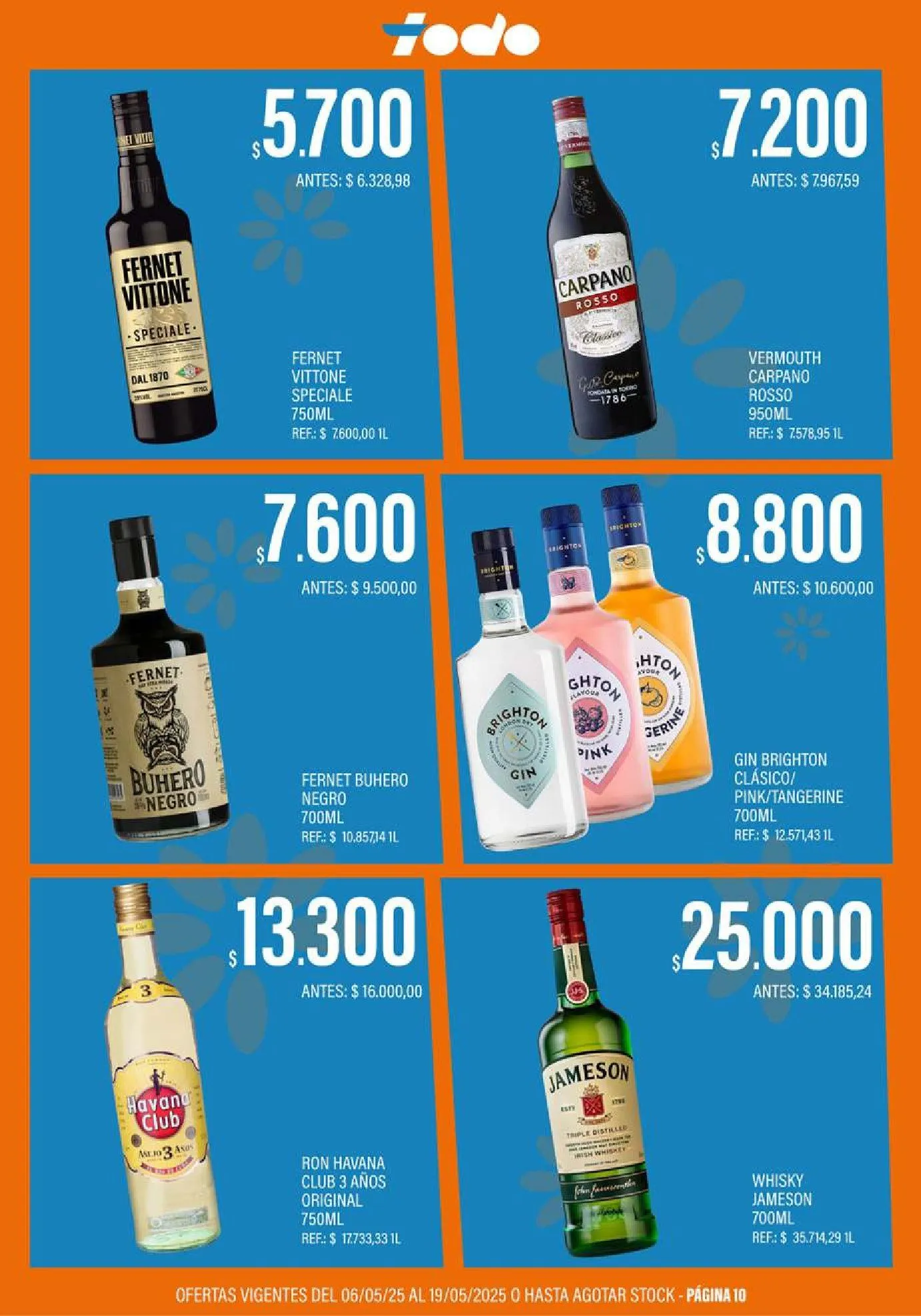 Ofertas de Ofertas Supermercados Todo 6 de mayo al 19 de mayo 2025 - Página 10 del catálogo