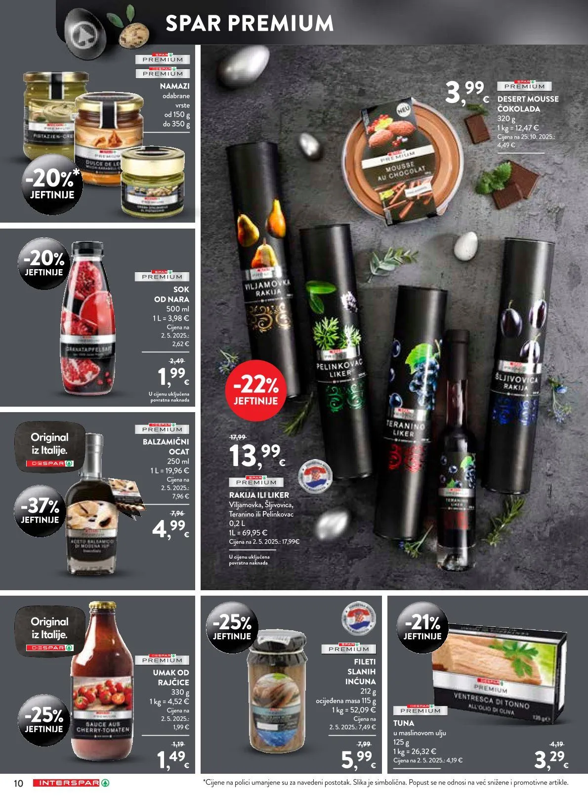 Katalog Ponude trgovine INTERSPAR od 19. ožujka do 4. travnja 2026. - Pregled Stranica 10