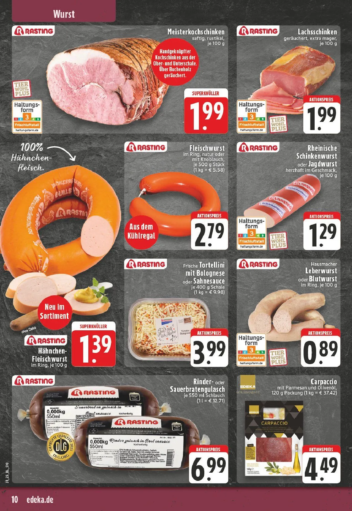 Edeka Prospekte von 28. Juli bis 2. August 2025 - Prospekt seite 10