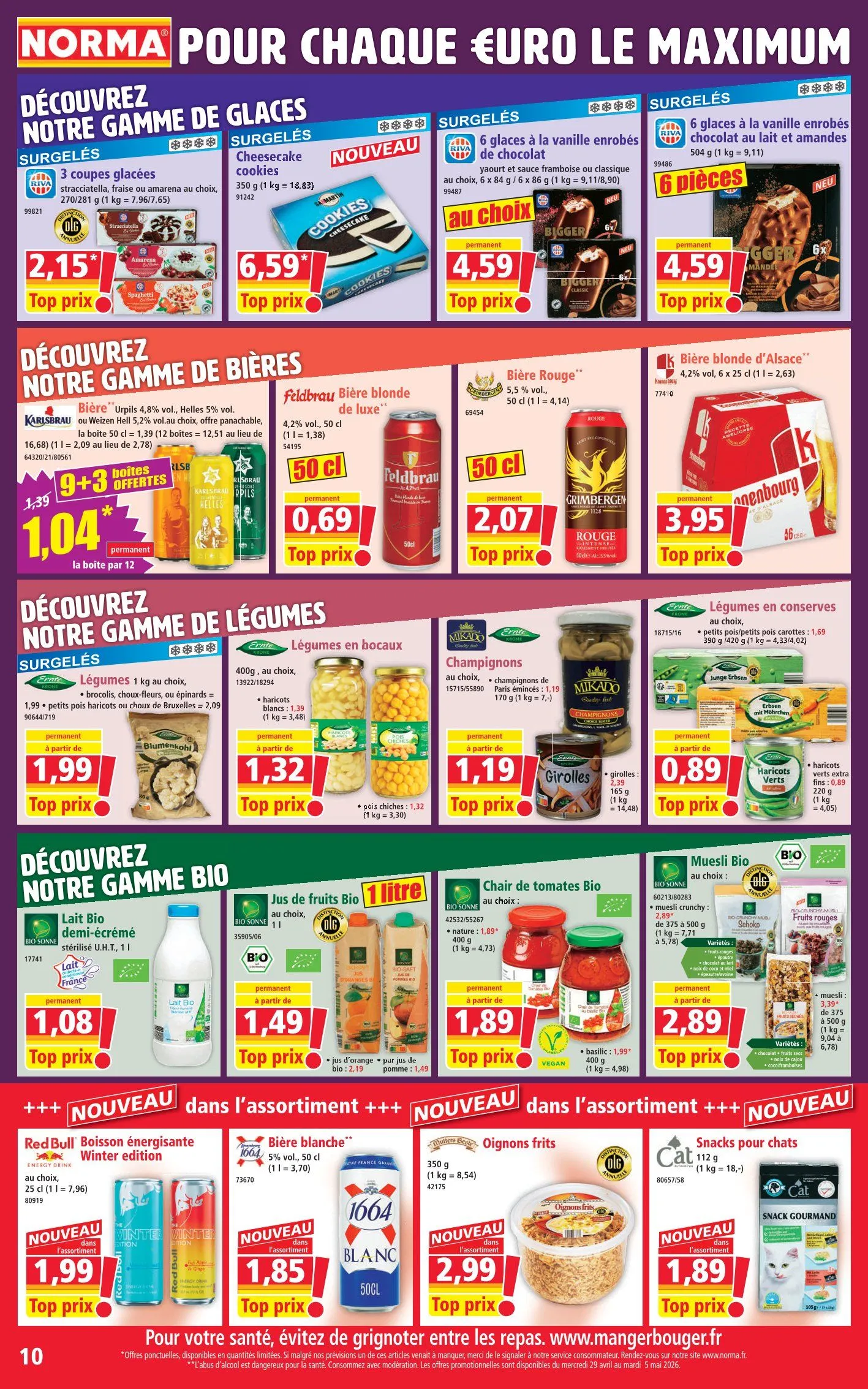  Norma Catalogue du 29 avril au 3 mai 2026 - Catalogue page 10