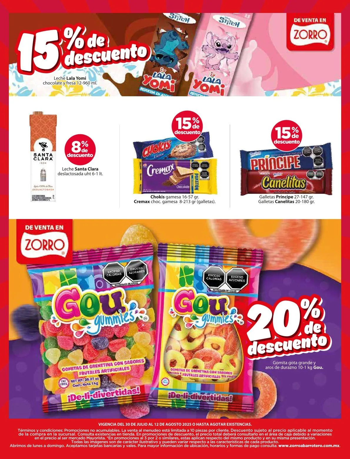 Catálogo de Zorro Ofertas 30 de julio al 12 de agosto 2025 - Pagina 10