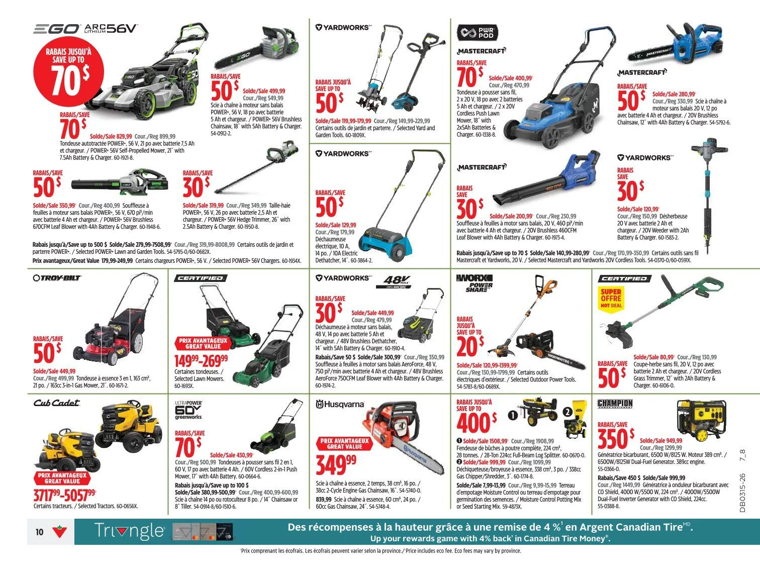Canadian Tire Sales from April 9 to April 15 2026 - flyer page 10