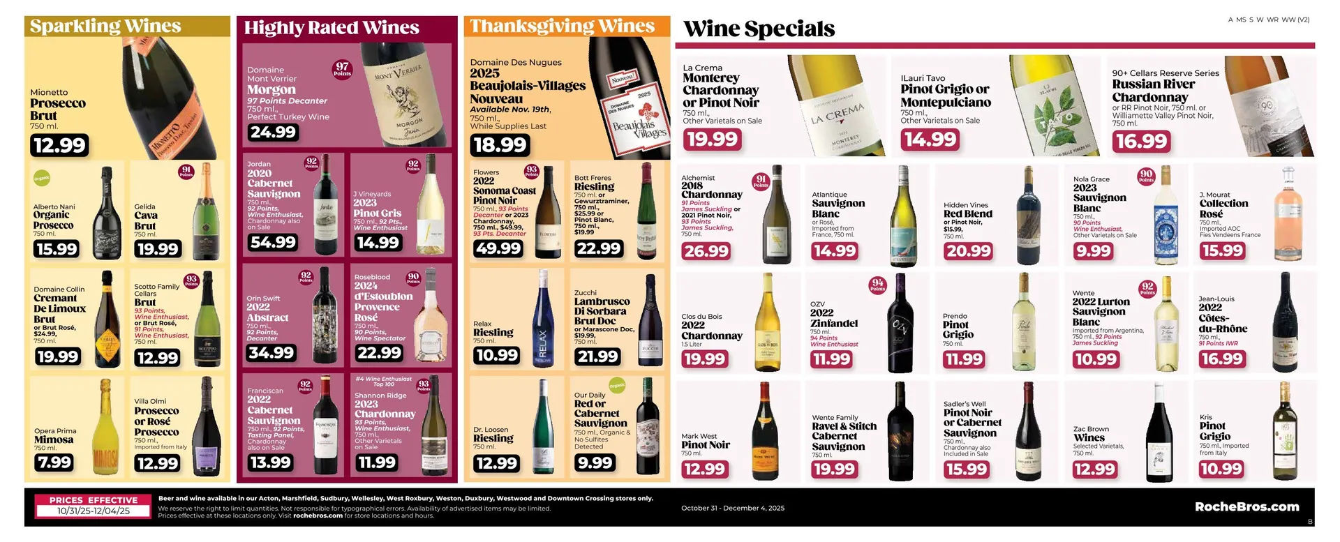 Weekly ad Roche Bros. Sales from November 7 to November 13 2025 - Page 10