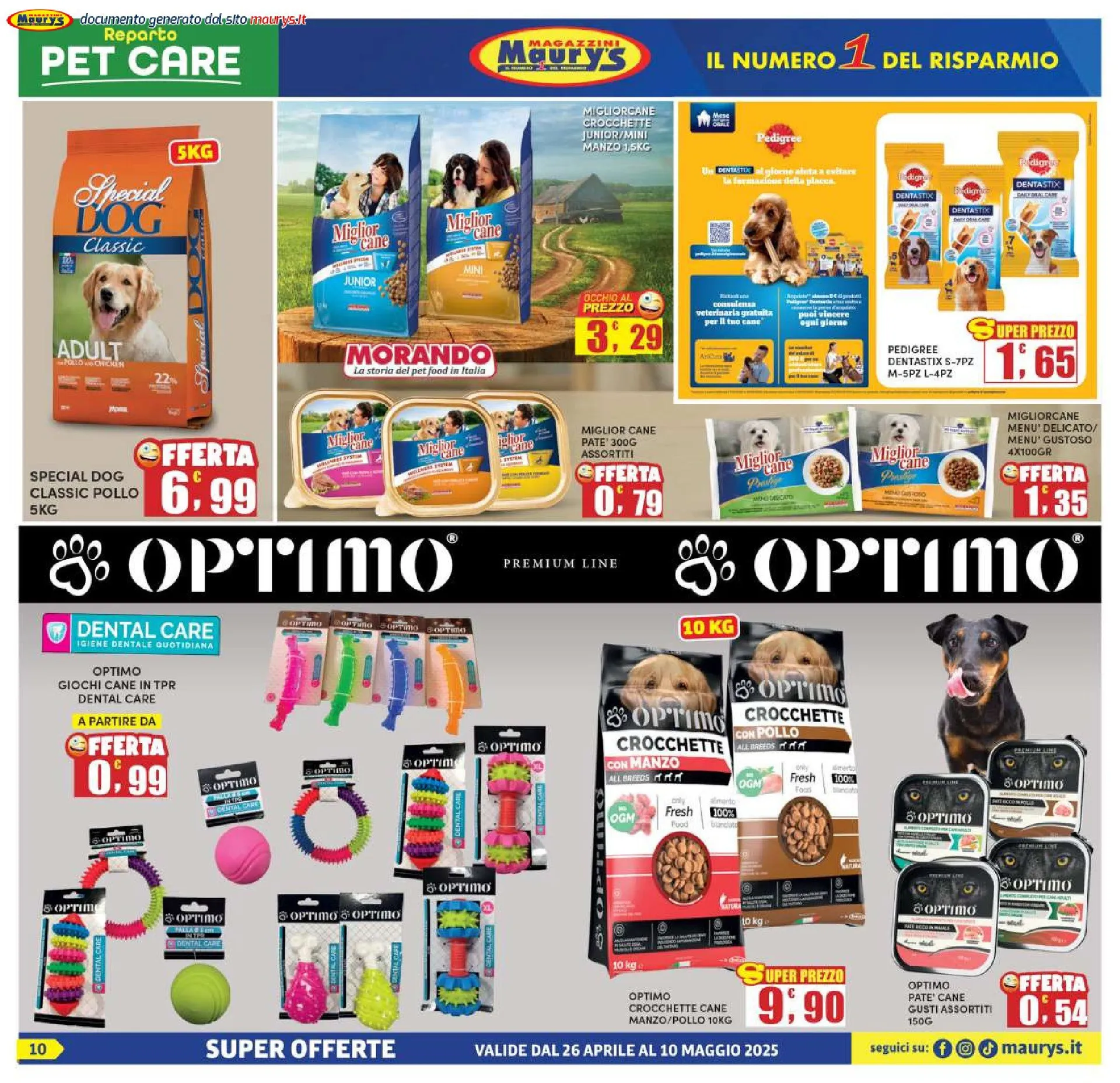 Volantini Maury's da 26 aprile a 11 maggio di 2025 - Pagina del volantino 10