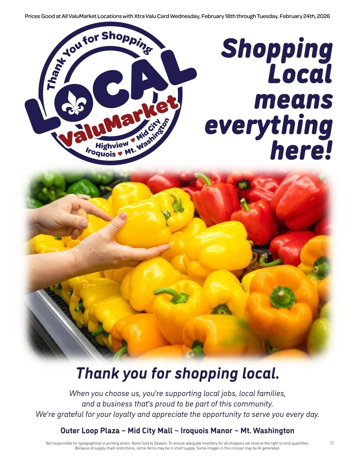 Weekly ad ValuMarket Sales from February 18 to February 24 2026 - Page 10