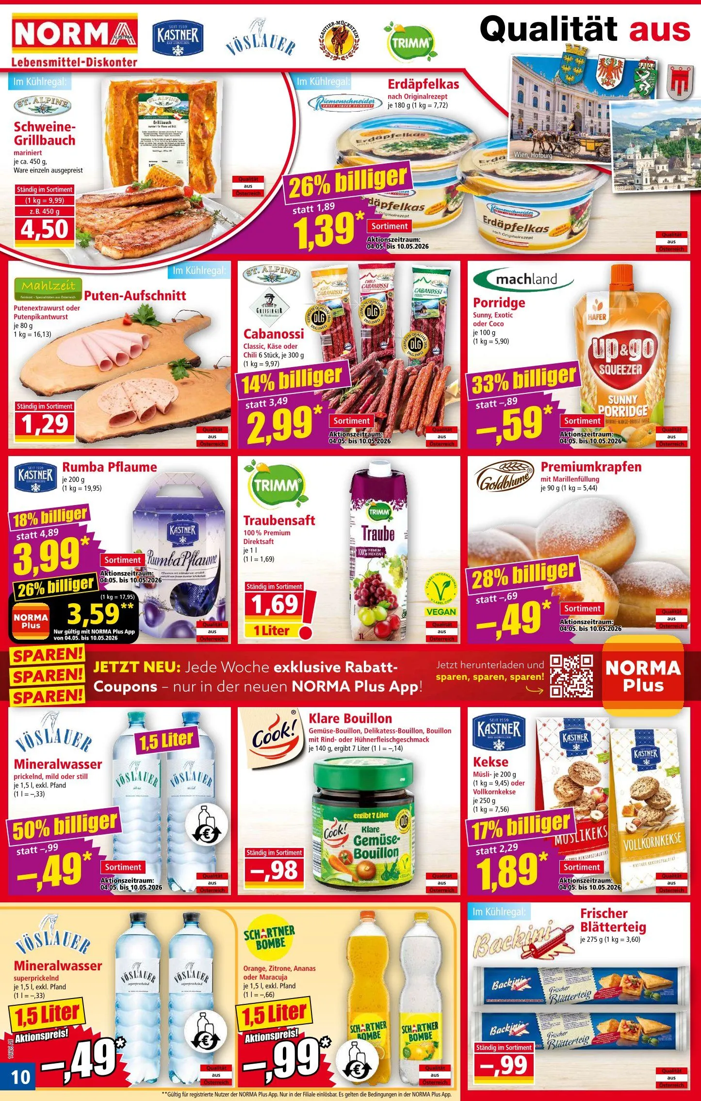  Norma Prospekte  von 27. April bis 4. Mai 2026 - Flugblätt seite  10