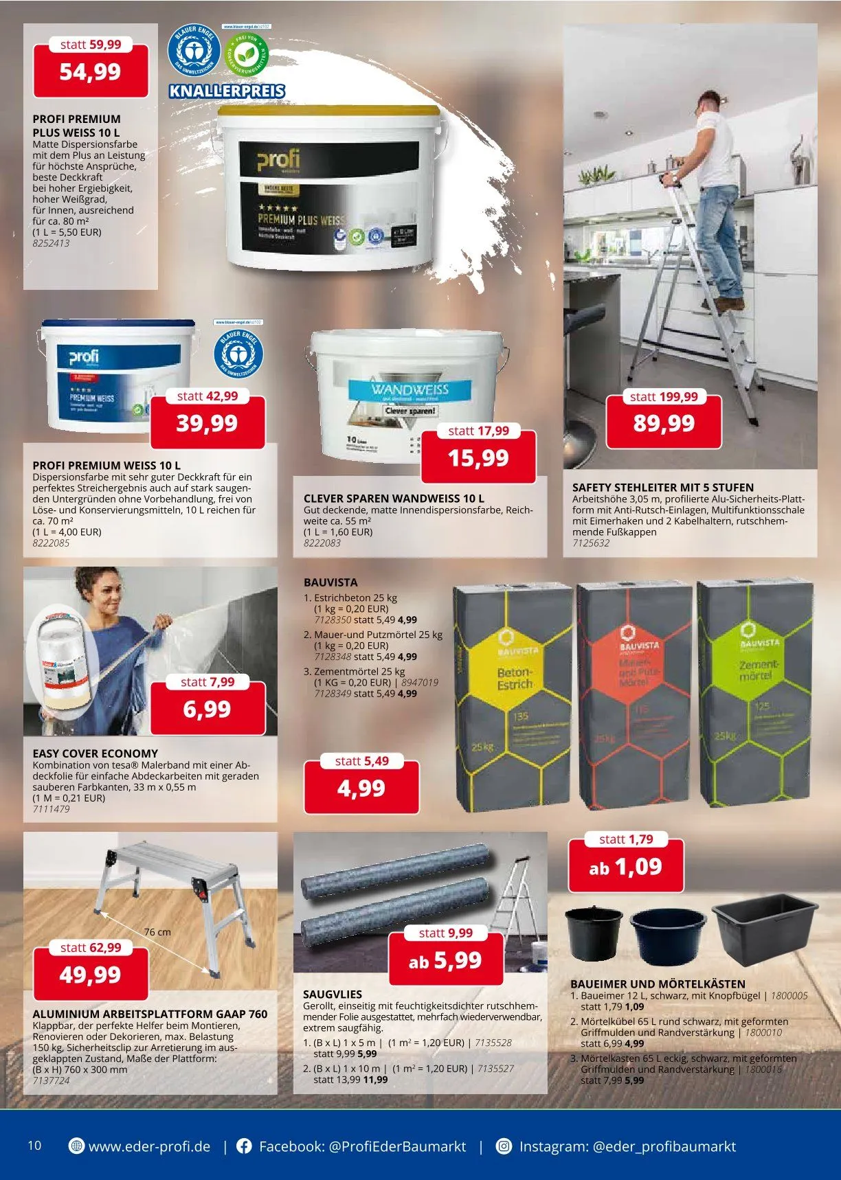Eder Profi Prospekte von 18. Februar bis 28. Februar 2026 - Prospekt seite 10