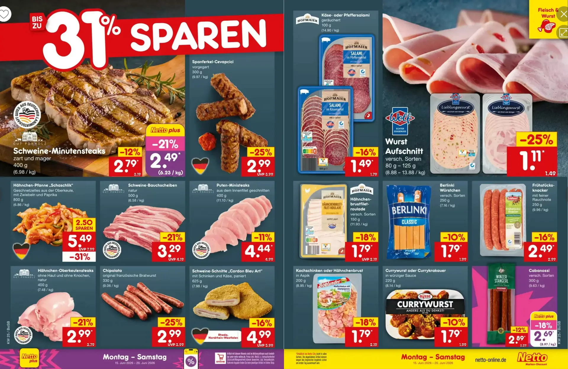 Netto Marken-Discount Folder van 16 juni tot 20 juni 2026 - Folder pagina 10