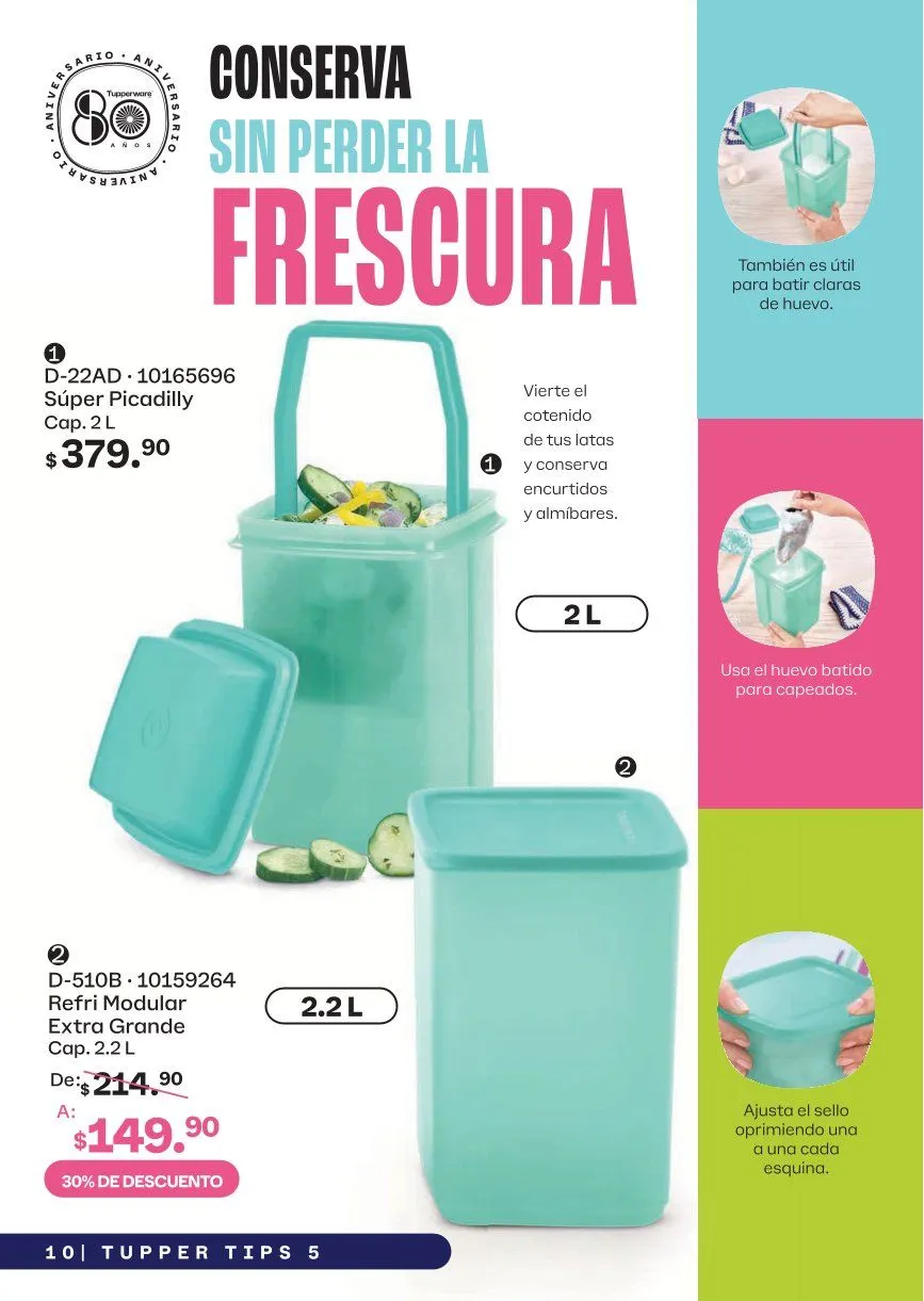 Catálogo de Tupperware Ofertas 17 de abril al 20 de mayo 2026 - Pagina 10