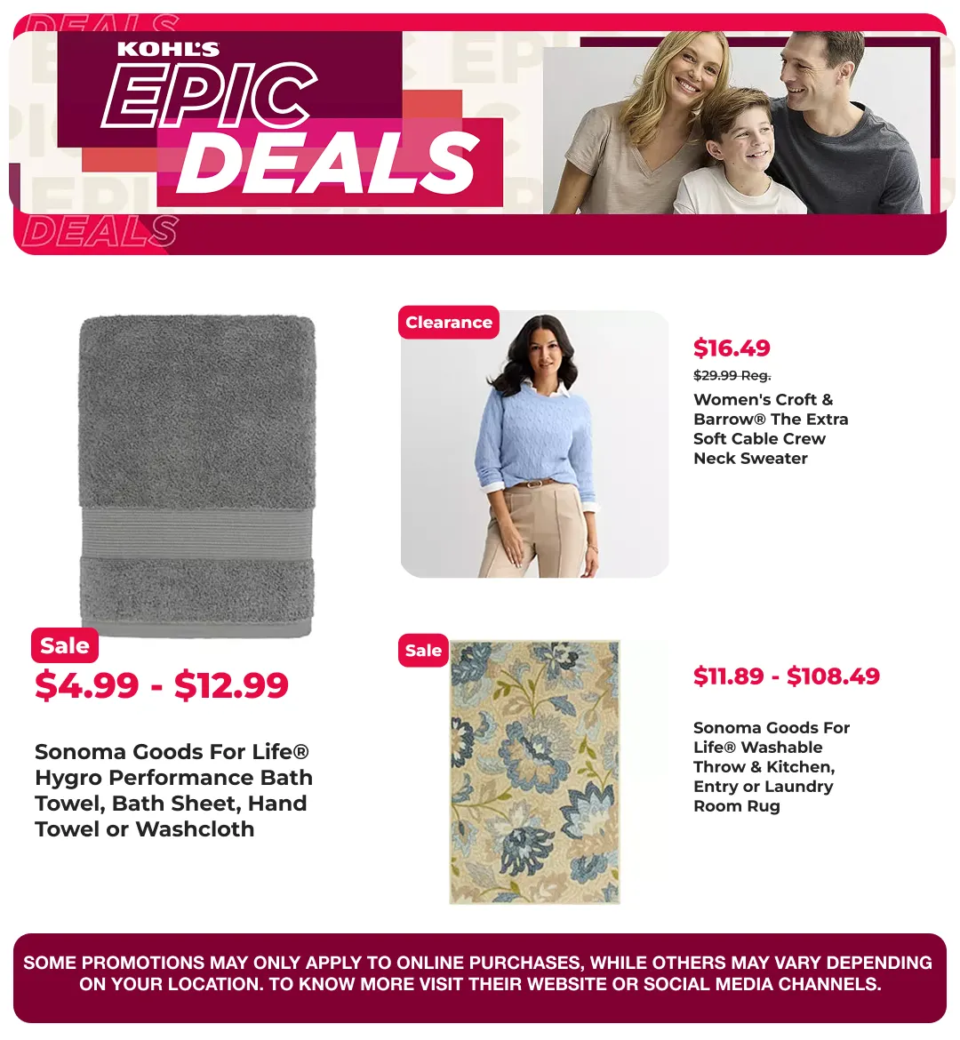 Weekly promotion  Kohl's Sales spanning from April 7 to April 27 2026 - Page 10 for Catalogue 365