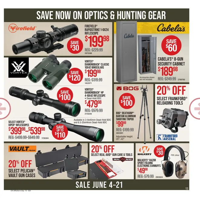 Weekly ad Bass Pro Shops Sales from June 4 to June 21 2026 - Page 10