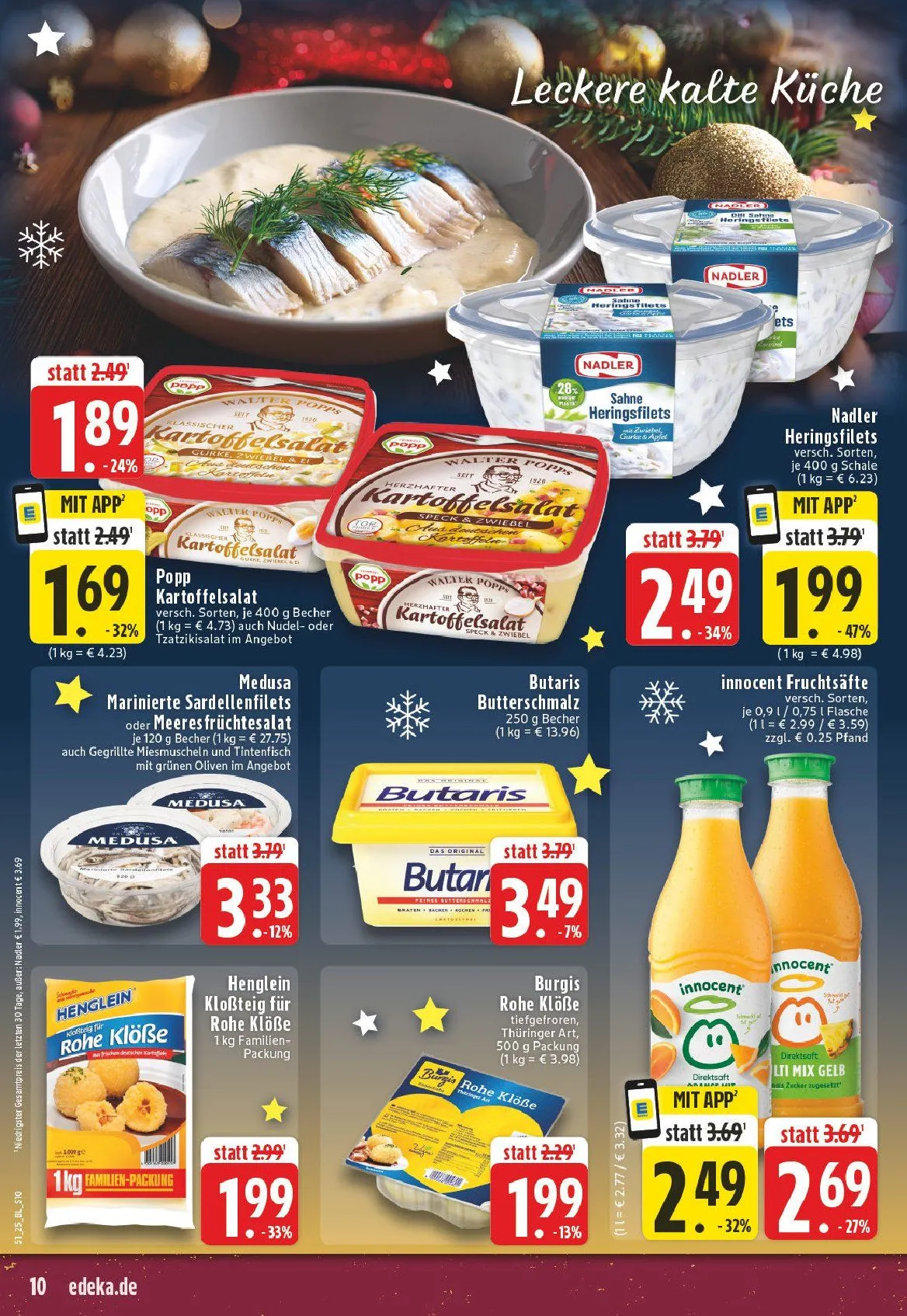 Edeka Angebote von 13. Dezember bis 20. Dezember 2025 - Prospekt seite 10