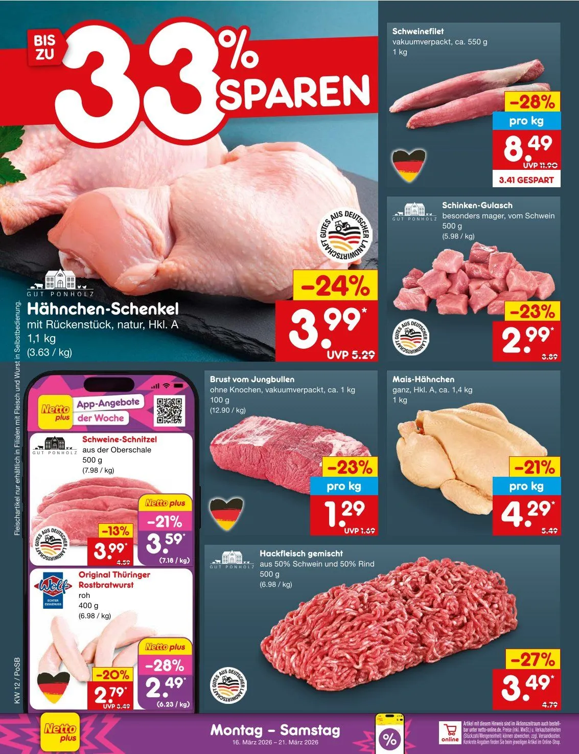 Netto Marken-Discount Prospekte von 16. März bis 21. März 2026 - Prospekt seite 10