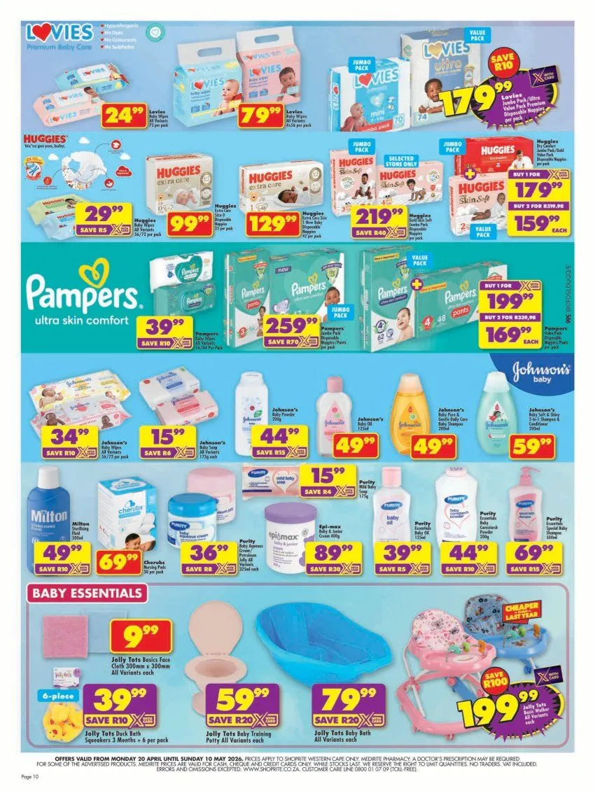  Shoprite Sales from 23 April to 10 May 2026 - Catalogue Page 10