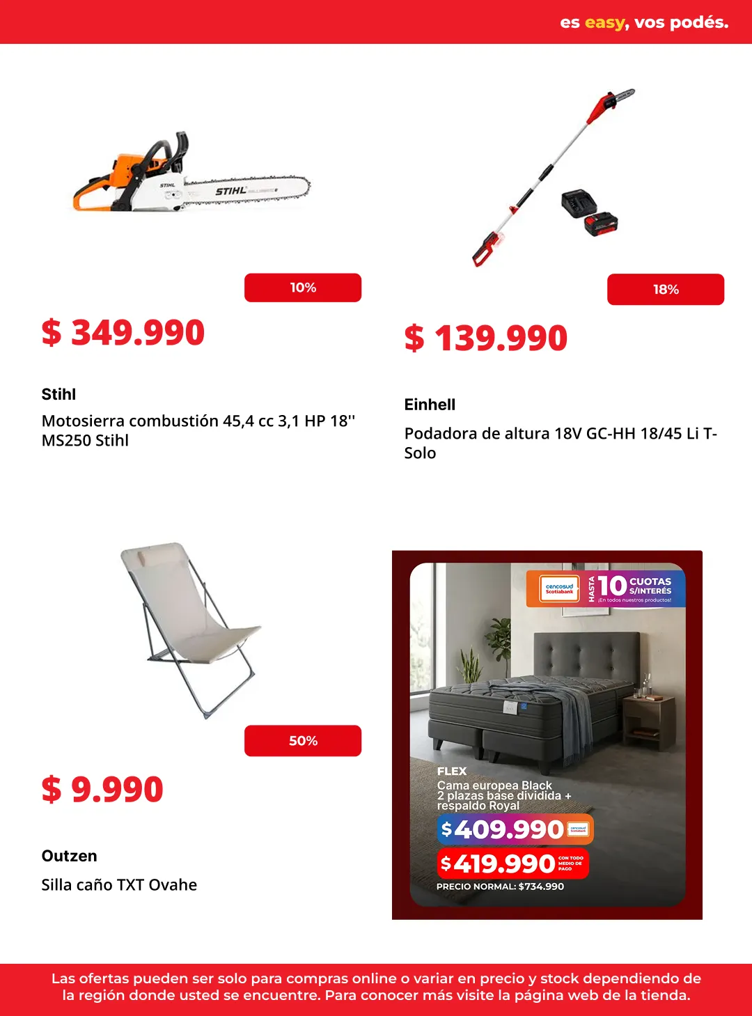 Catálogo de  Easy Ofertas 5 de mayo al 19 de mayo 2026 - Página 10