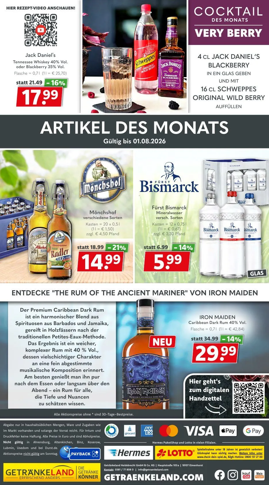 Getränkeland Angebote von 6. Juli bis 18. Juli 2026 - Prospekt seite 10