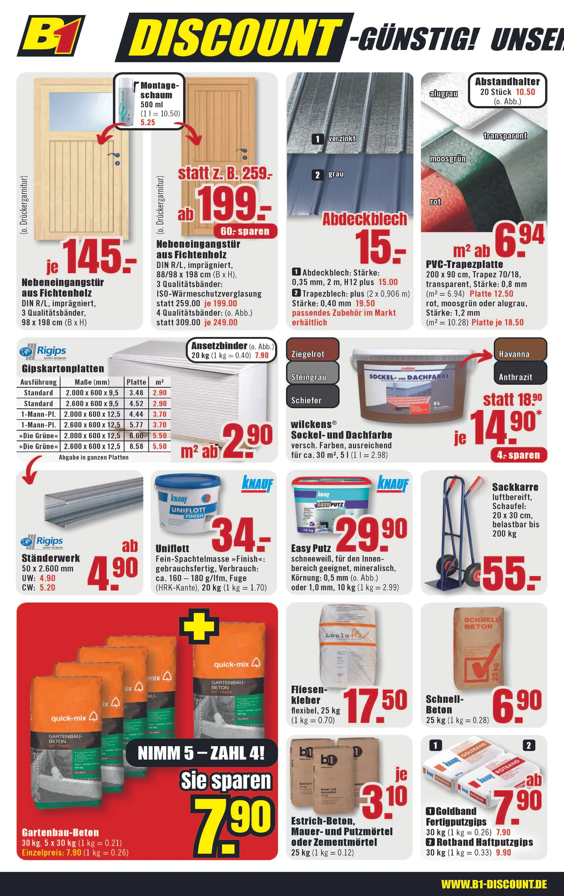 B1 Discount Baumarkt Prospekte von 7. Juni bis 13. Juni 2025 - Prospekt seite 10