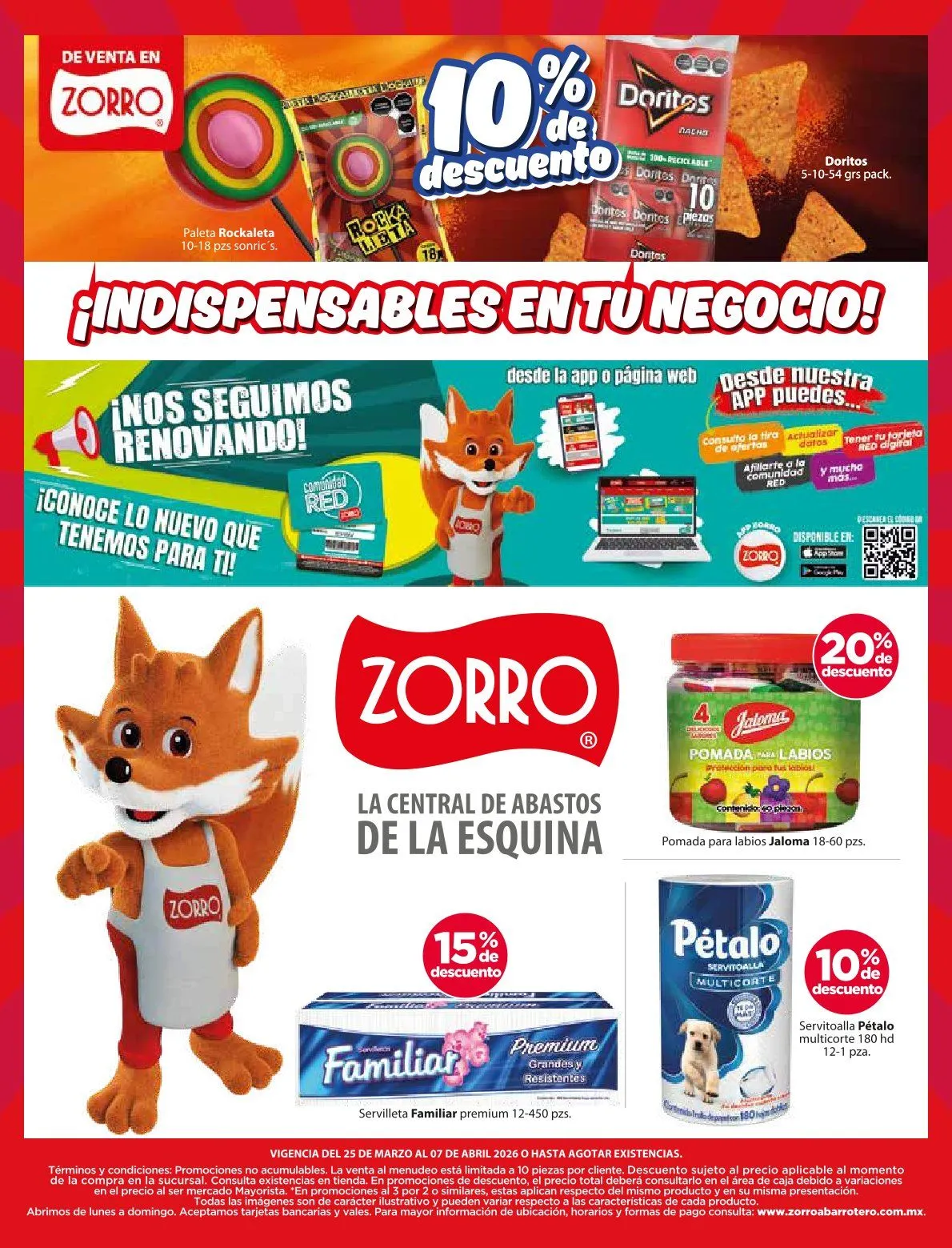 Catálogo de Zorro Ofertas 25 de marzo al 7 de abril 2026 - Pagina 10