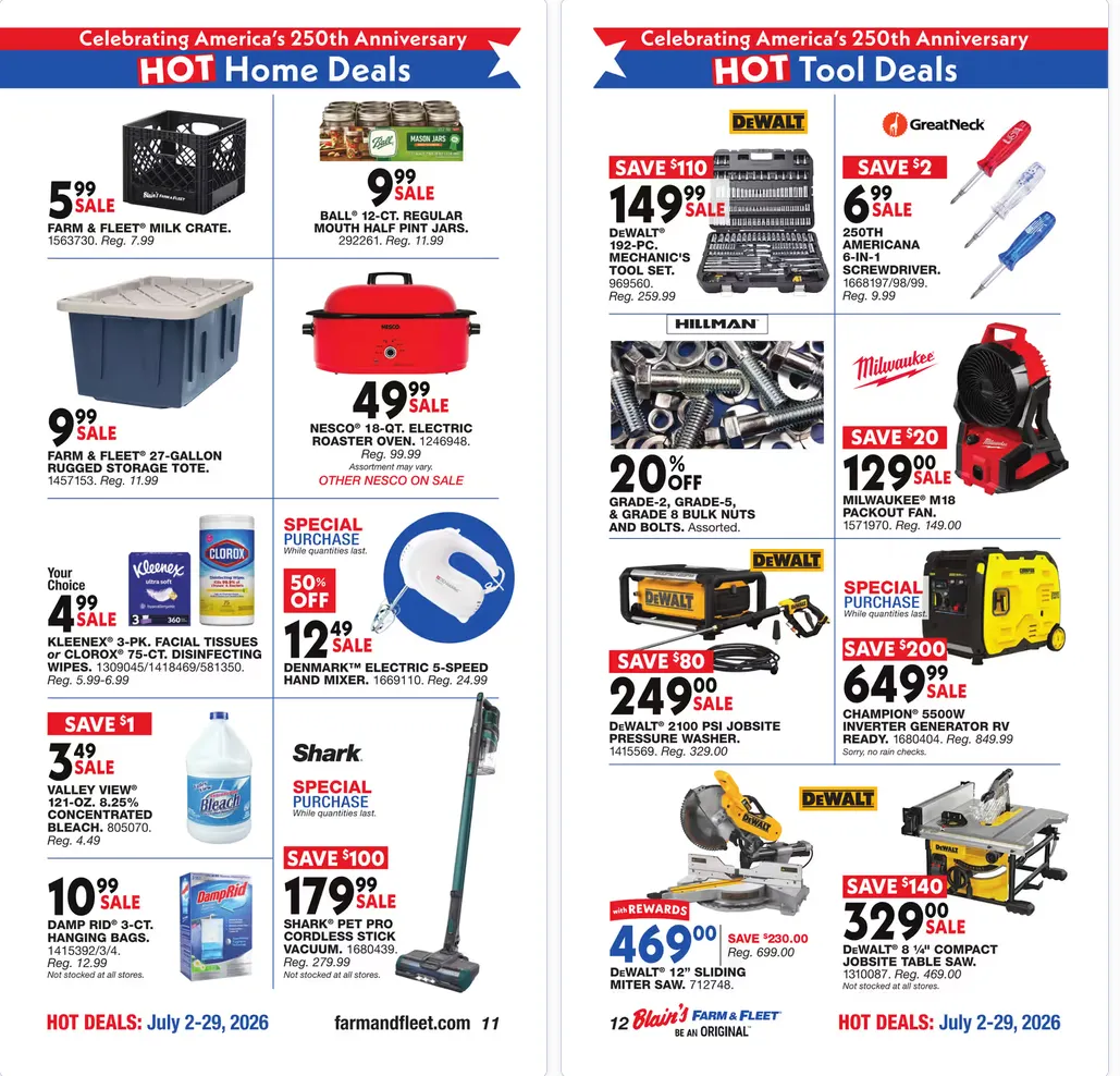 Weekly ad Blain's Farm & Fleet Sales from July 2 to July 29 2026 - Page 10