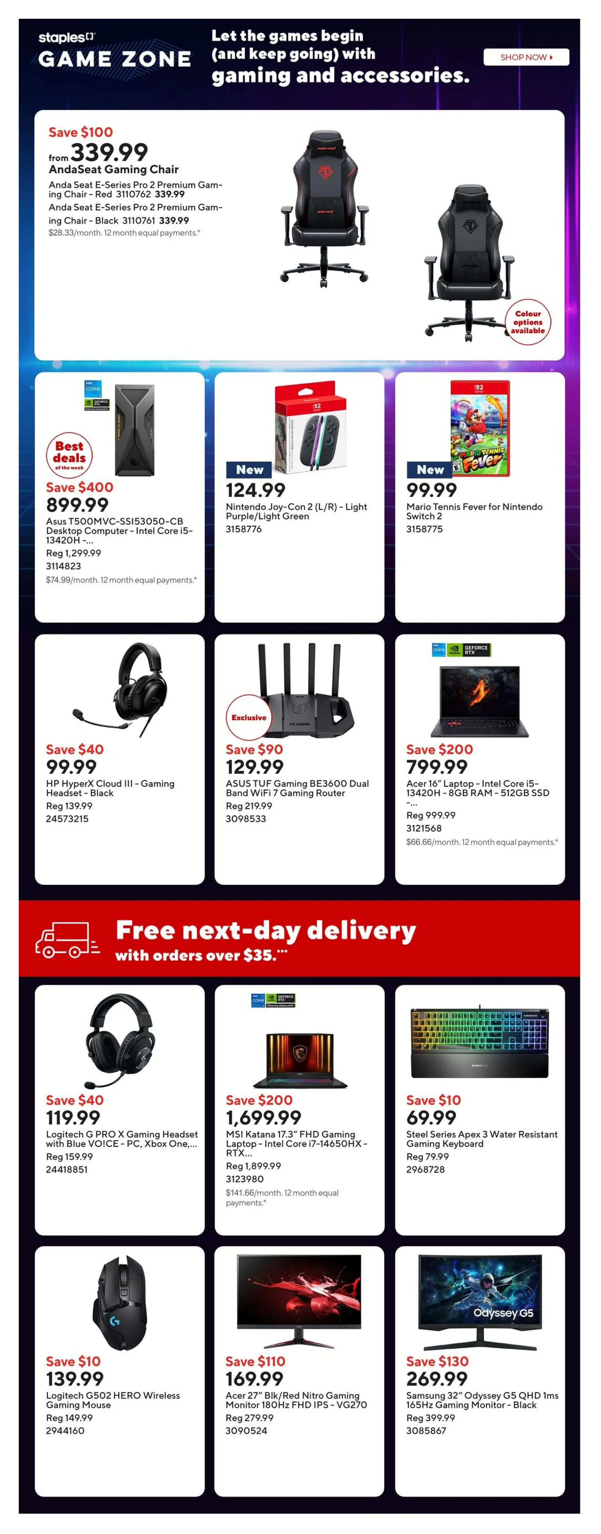 Staples Sales from April 21 to April 27 2026 - flyer page 10