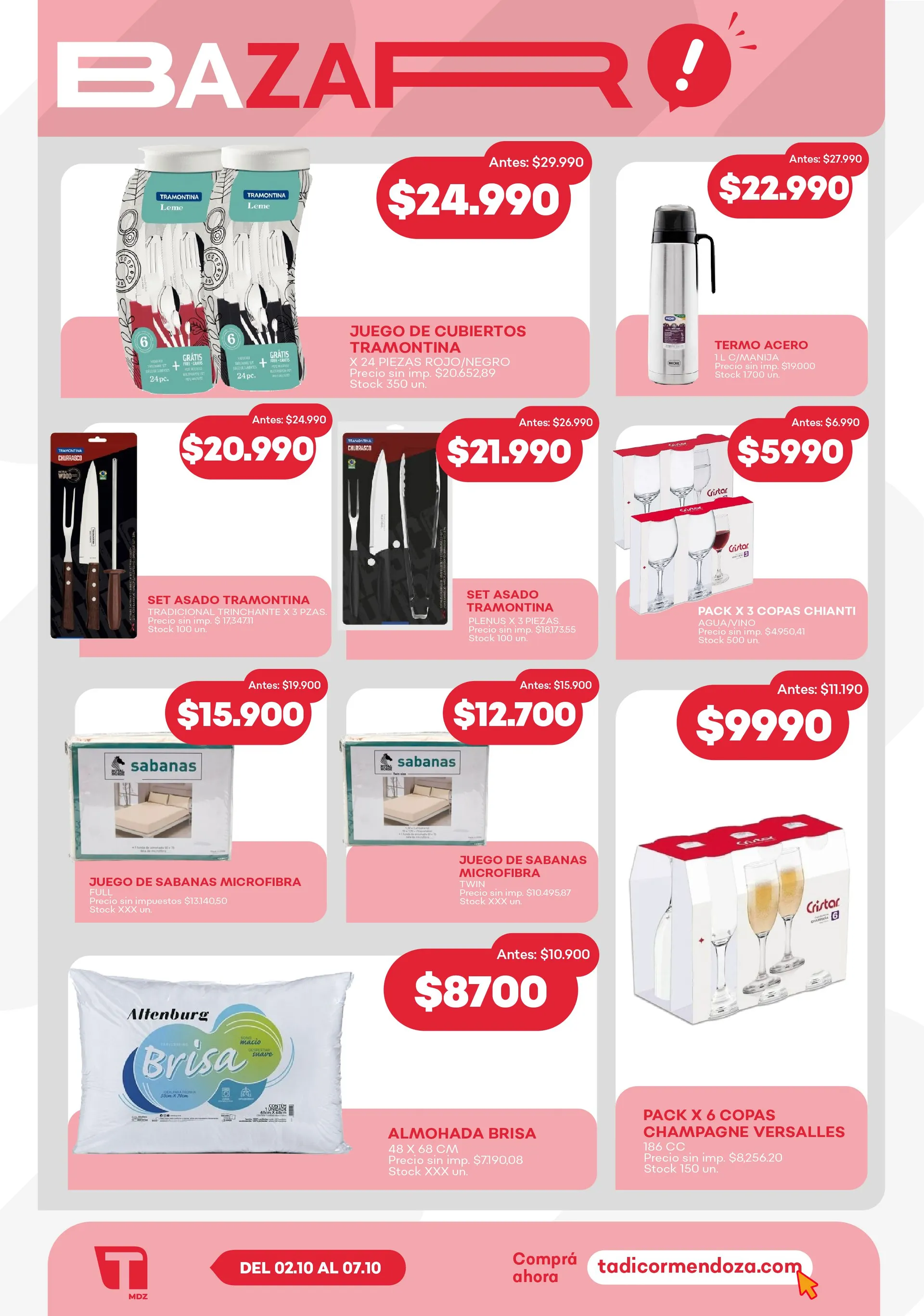 Ofertas de Ofertas Supermercados Tadicor 2 de octubre al 7 de octubre 2025 - Página 10 del catálogo