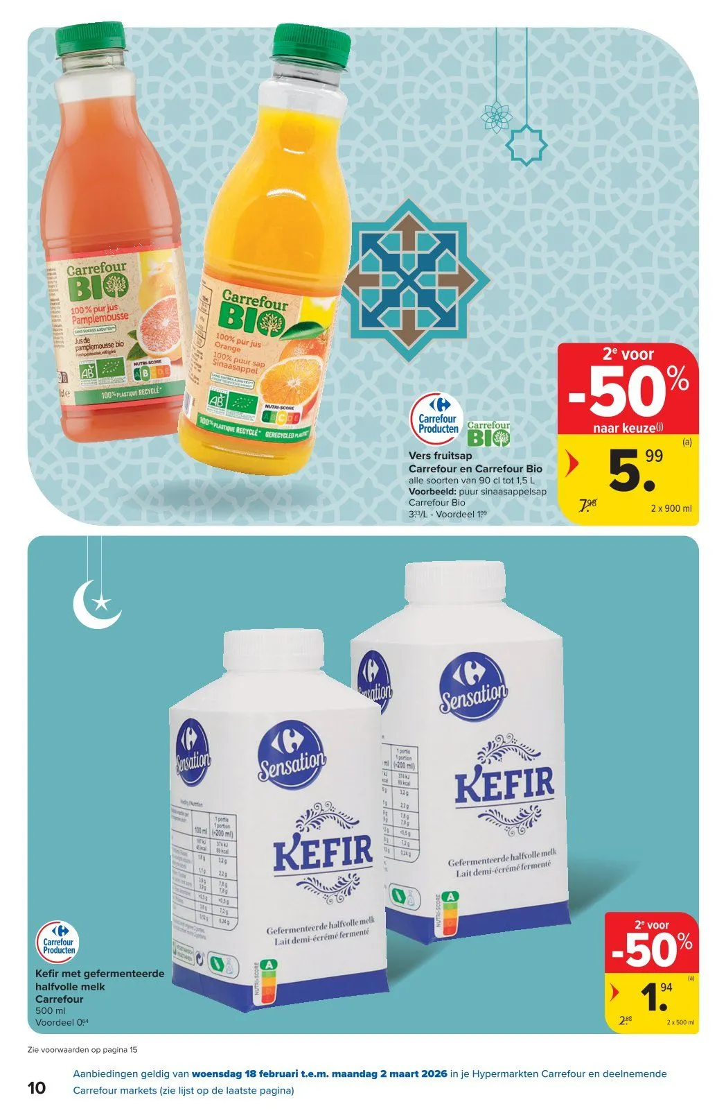 Laatste aanbiedingen in Carrefour folders van 18 februari tot 2 maart 2026 - folder pagina 10