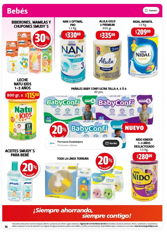 Catálogo de Farmacia Guadalajara Ofertas 1 de febrero al 14 de febrero 2026 - Pagina 10