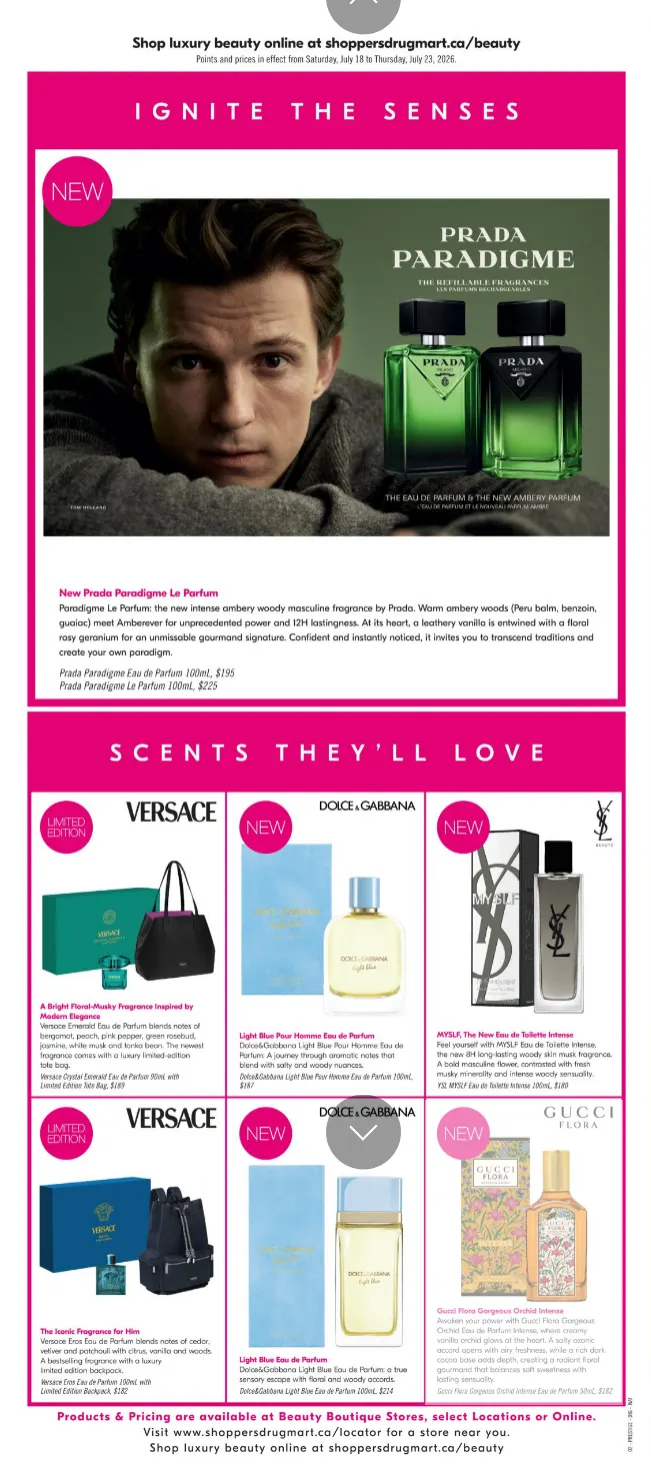  Shoppers Drug Mart Sales from July 18 to July 23 2026 - flyer page 10