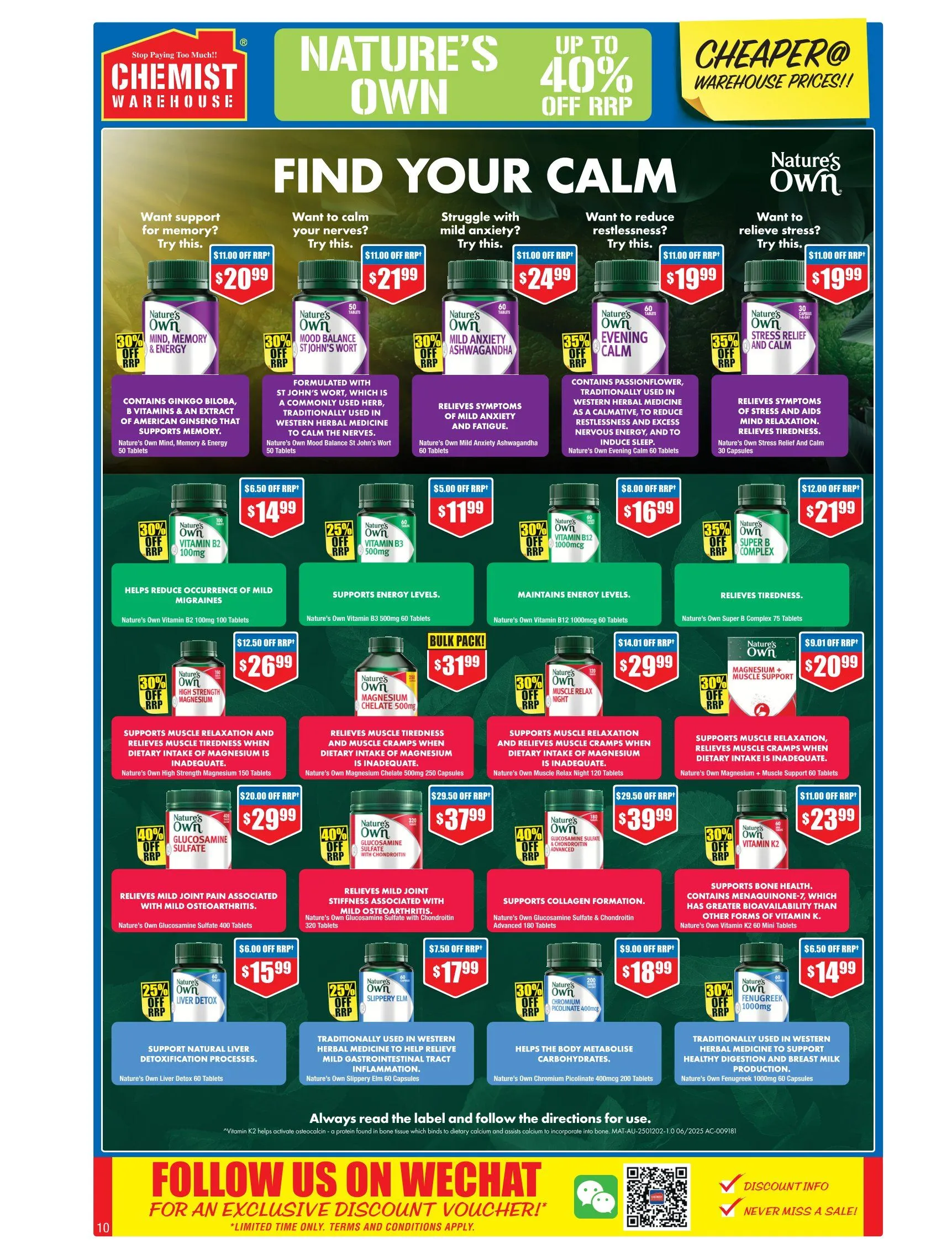 Chemist Warehouse Catalogues - Catalogue valid from 2 October to 29 October 2025 - page 10