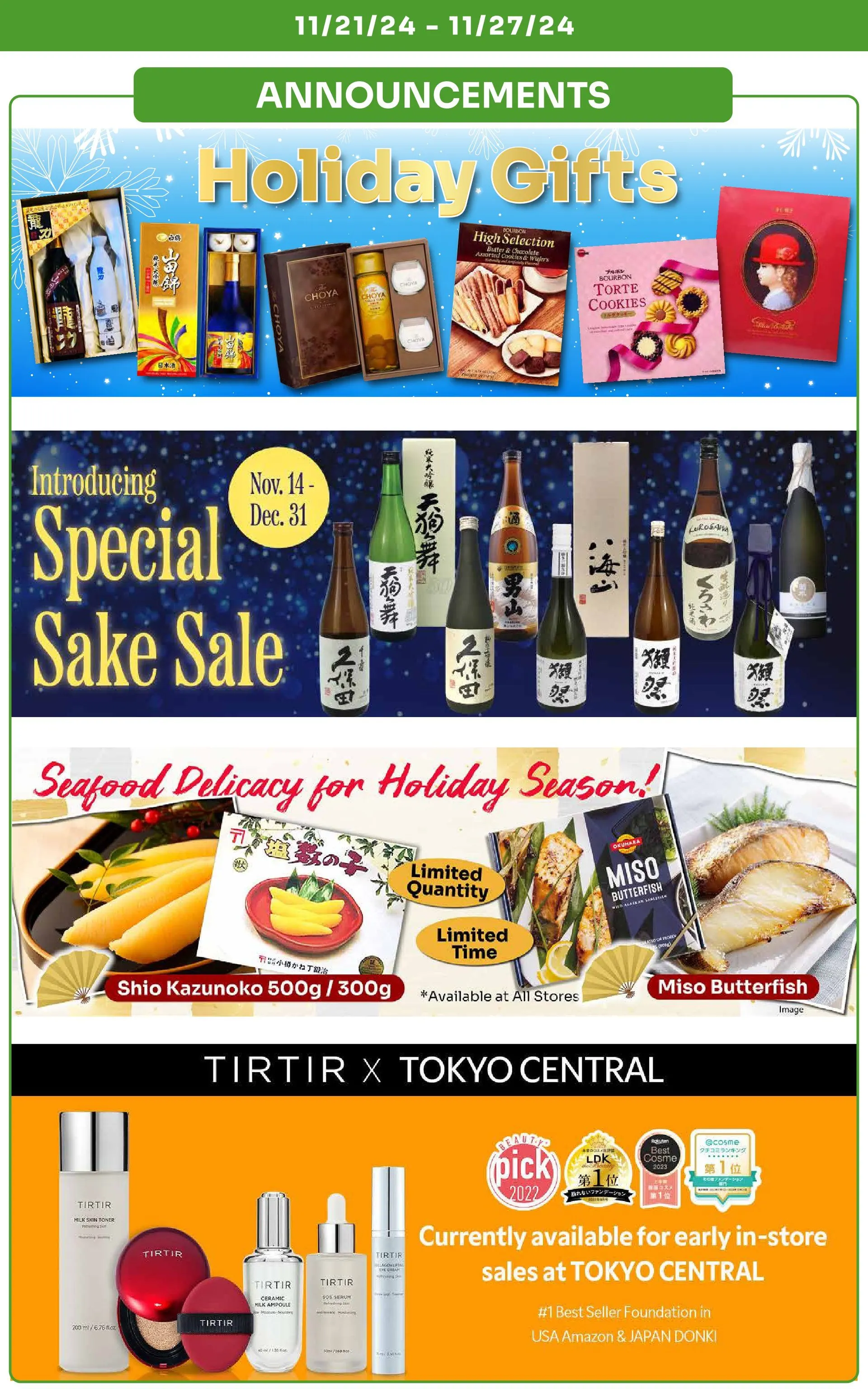 Weekly ad Tokyo Central Specialty Market Deals from November 21 to November 27 2024 - Page 10