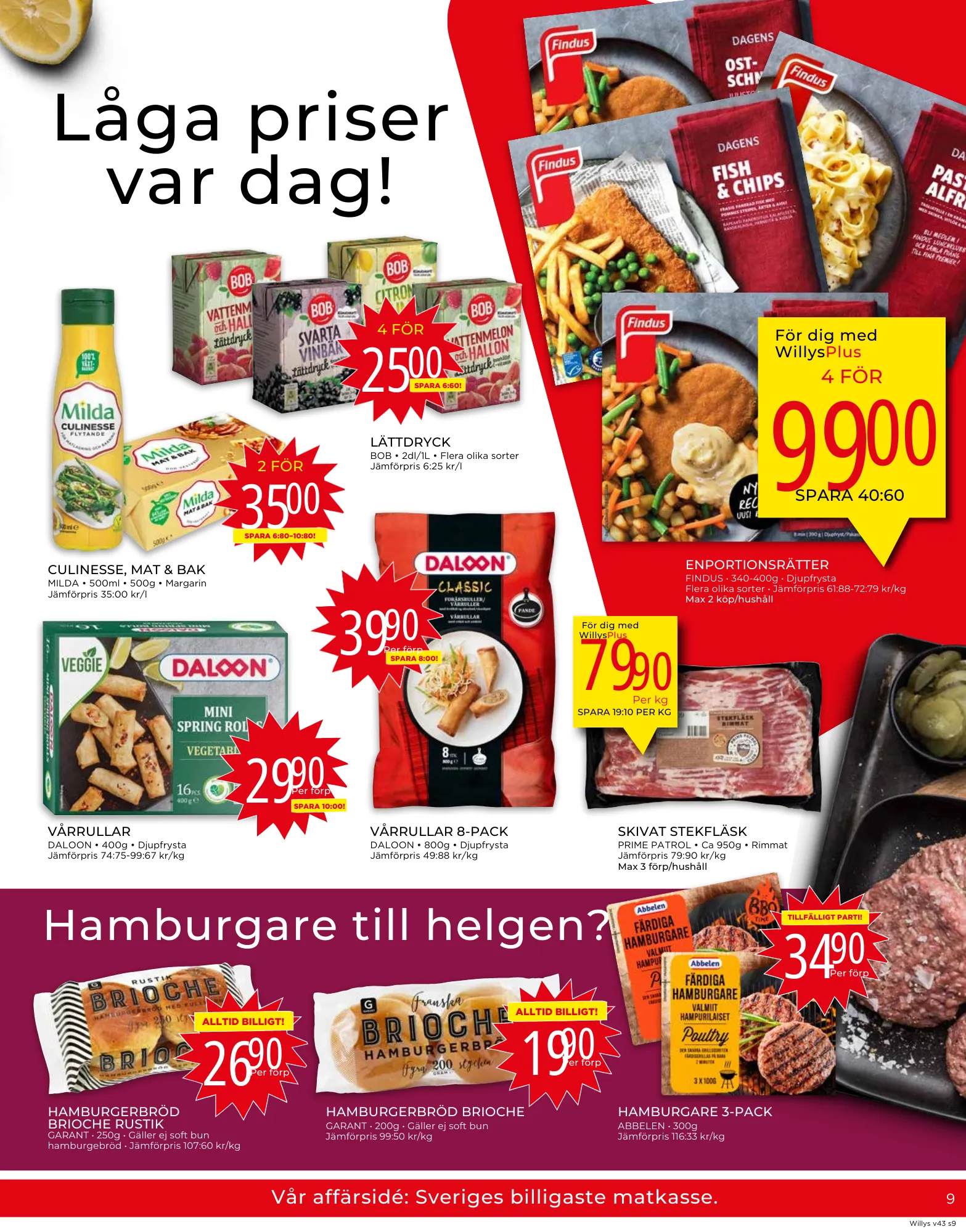 Willyss specialerbjudanden från 21 oktober till 27 oktober 2024 - Reklamblad sidor 9