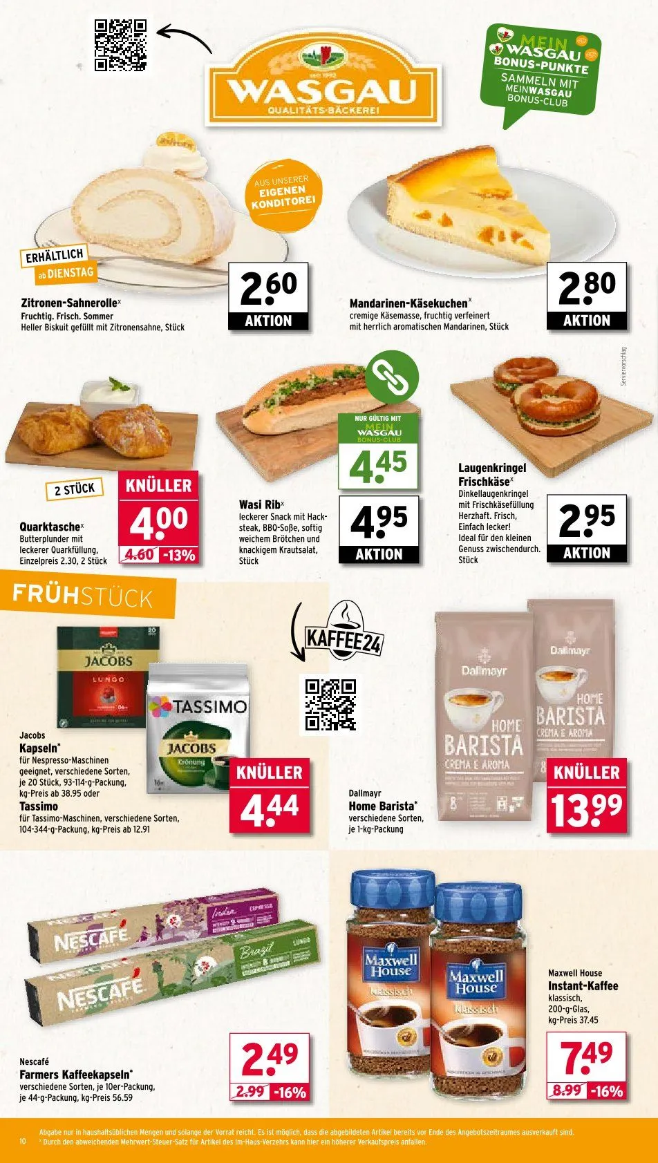 Wasgau Prospekte von 21. Juli bis 26. Juli 2025 - Prospekt seite 10