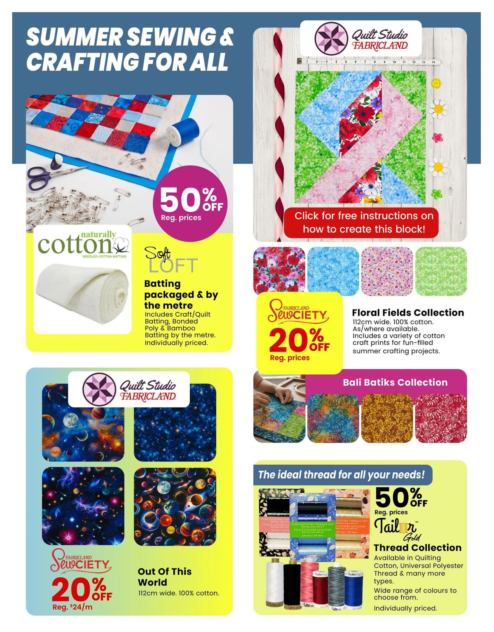 Fabricland Sales from June 1 to June 30 2026 - flyer page 10