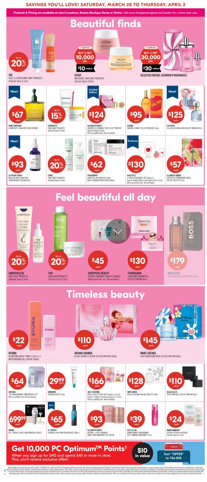 Shoppers Drug Mart Sales from March 28 to April 2 2026 - flyer page 10