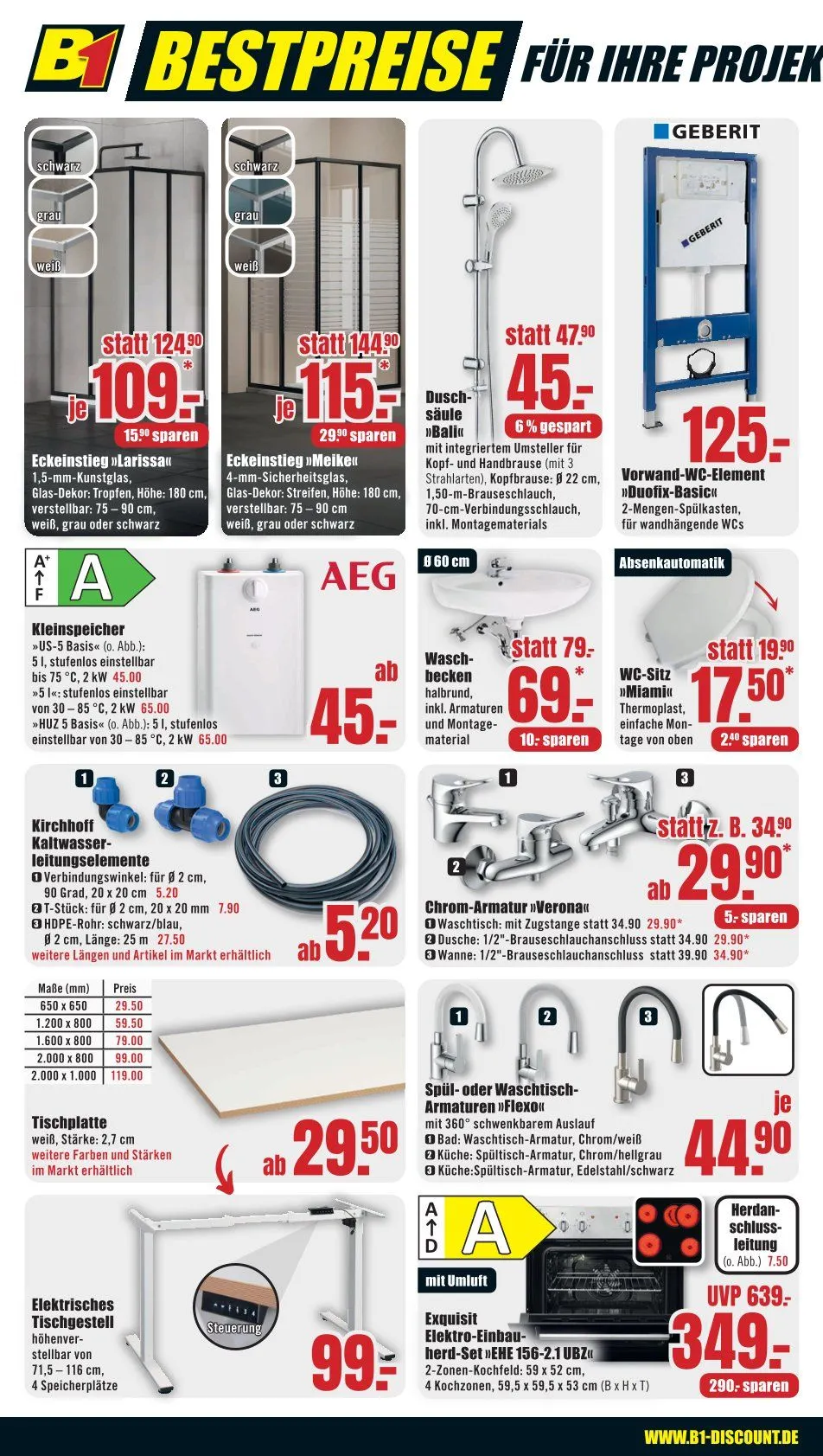 Prospekt B1 Discount Baumarkt von 3. März bis 6. März 2026 - Prospekt seite 10