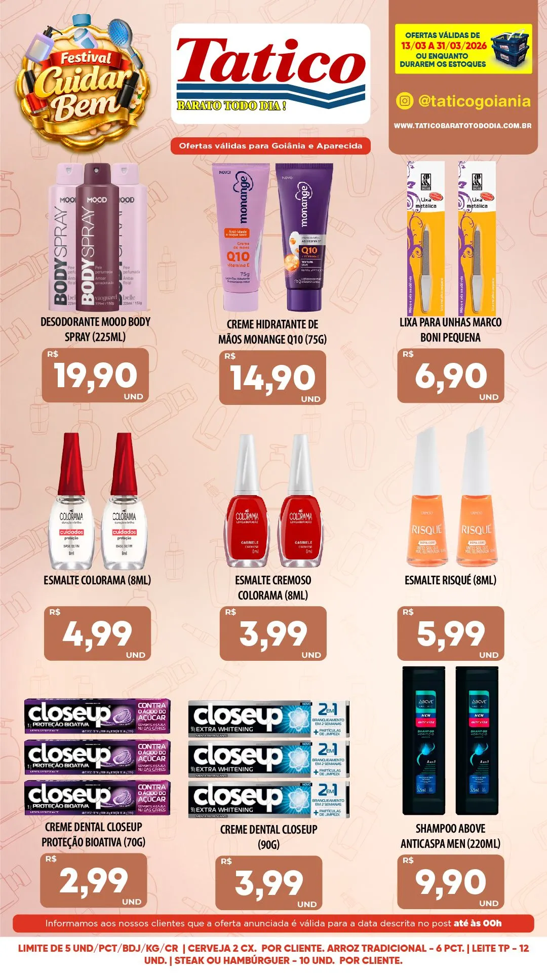 Encarte de Folhetos Tatico 13 de março até 31 de março 2026 - Pagina 9