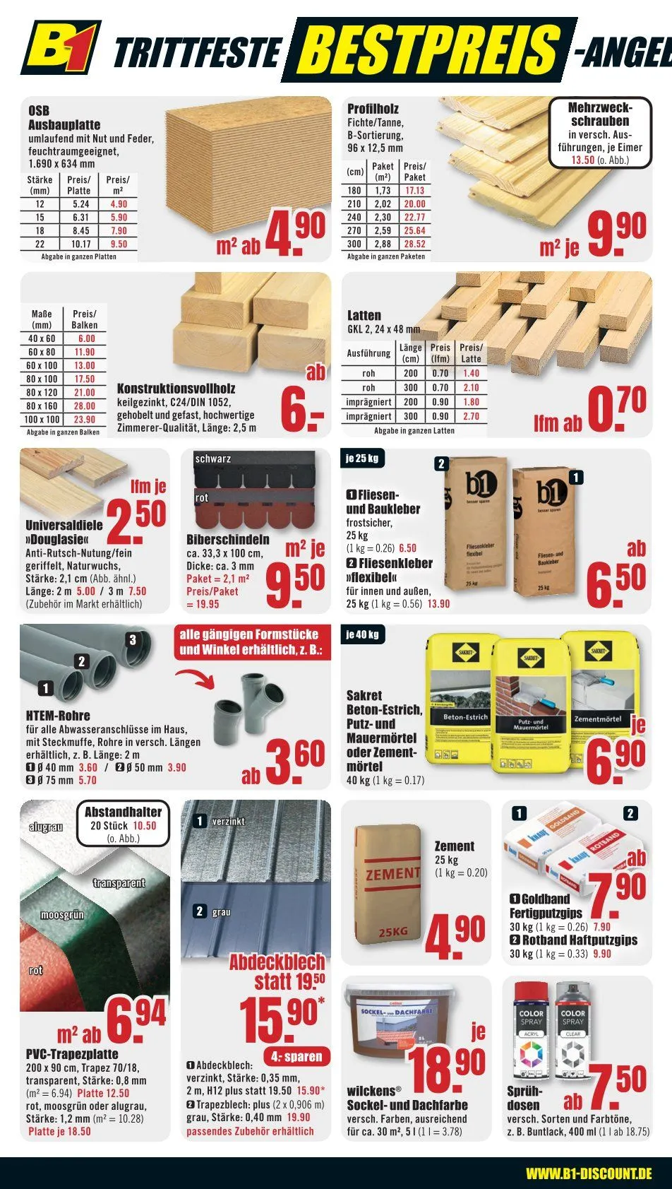  B1 Discount Baumarkt Angebote von 2. Mai bis 8. Mai 2026 - Prospekt seite 10