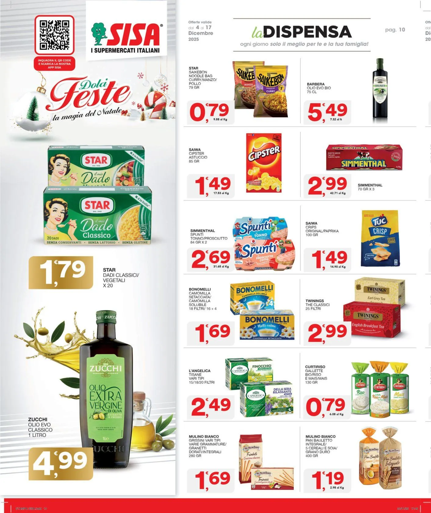 Sisa Volantino da 4 dicembre a 17 dicembre di 2025 - Pagina del volantino 10
